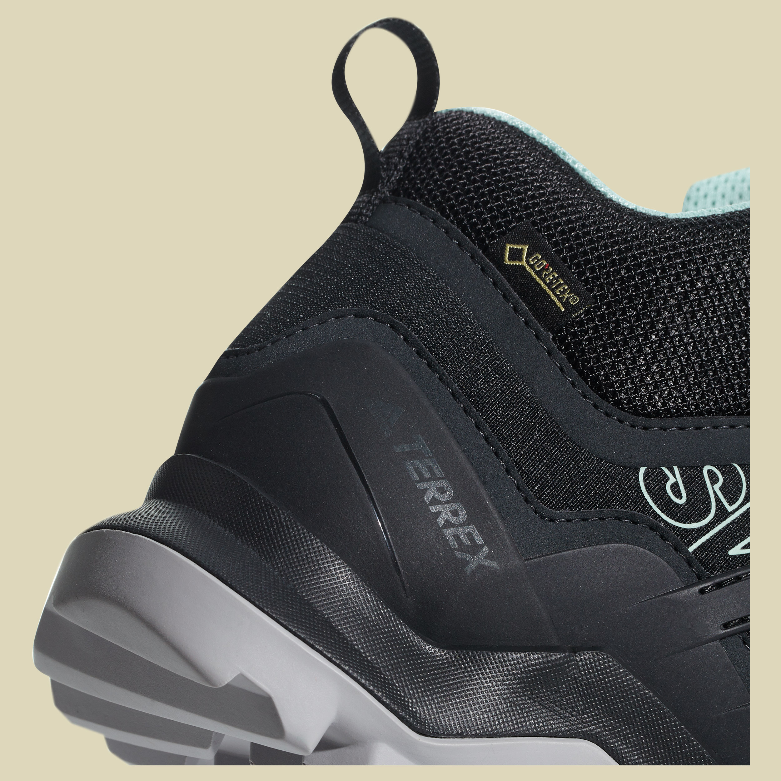 Terrex Swift R2 Mid GTX Women Größe UK 4 Farbe core black/core black/ash green