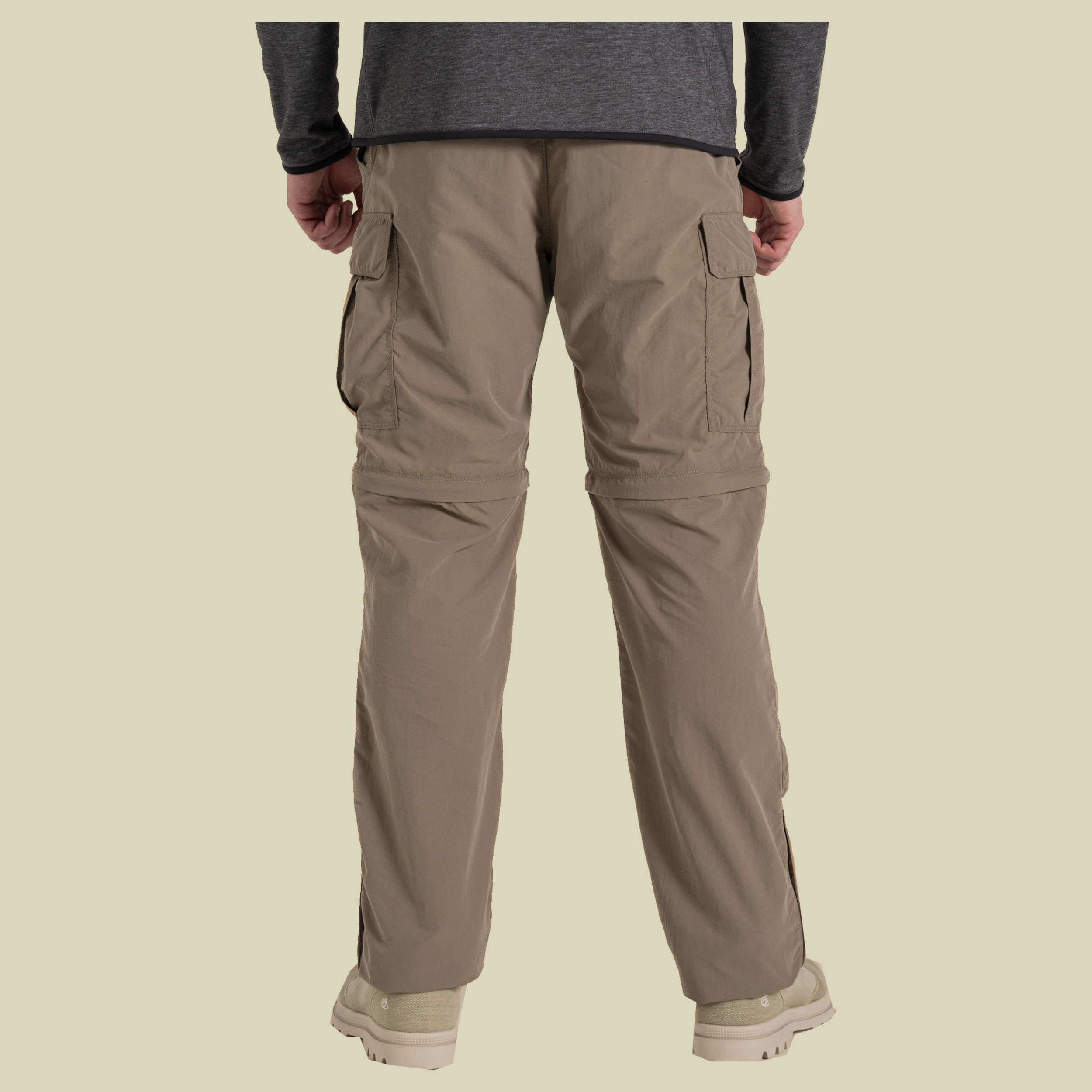 NosiLife Convertible Cargo Trouser III Men 54 (38") braun - pebble
