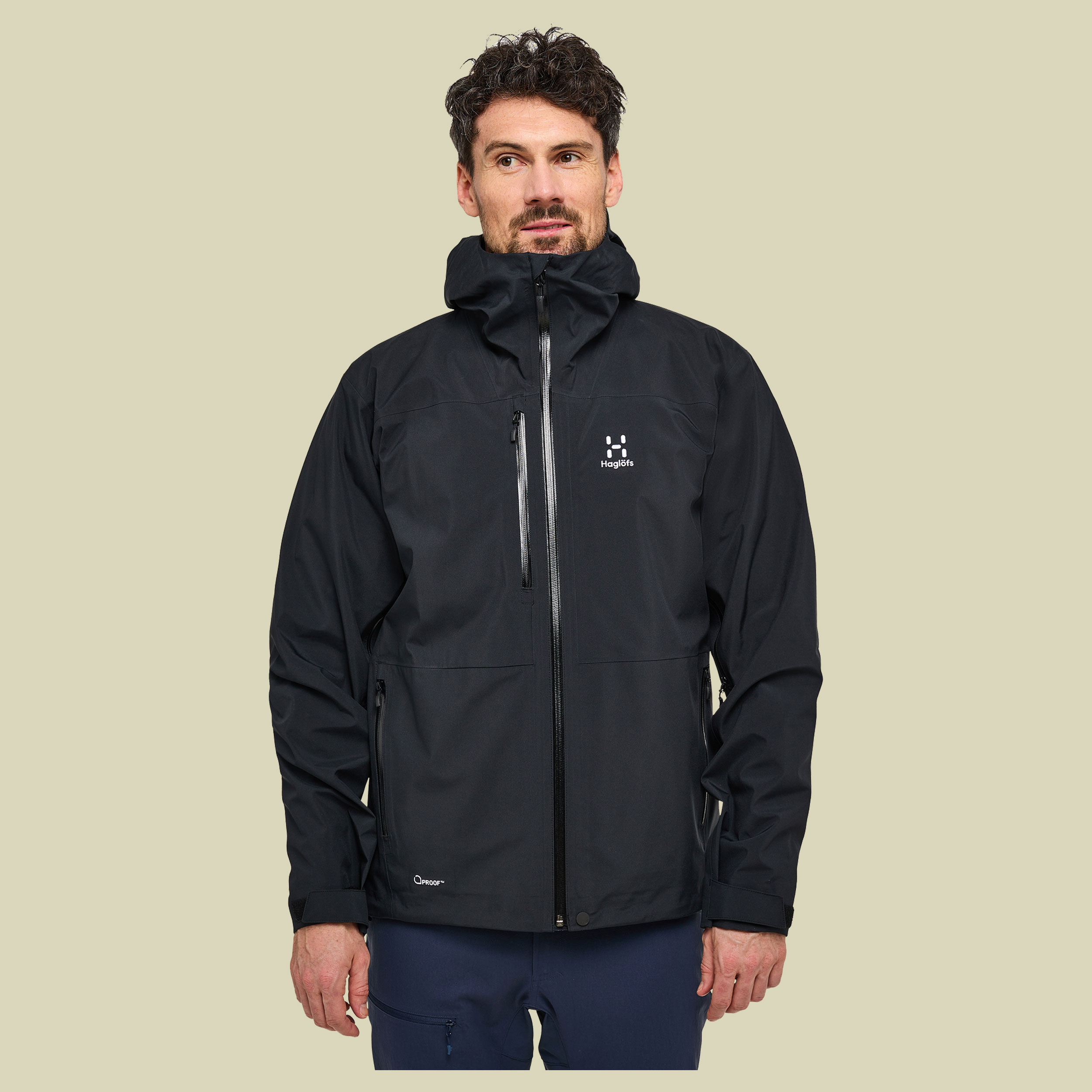 Front Proof Jacket Men Größe XL Farbe true black
