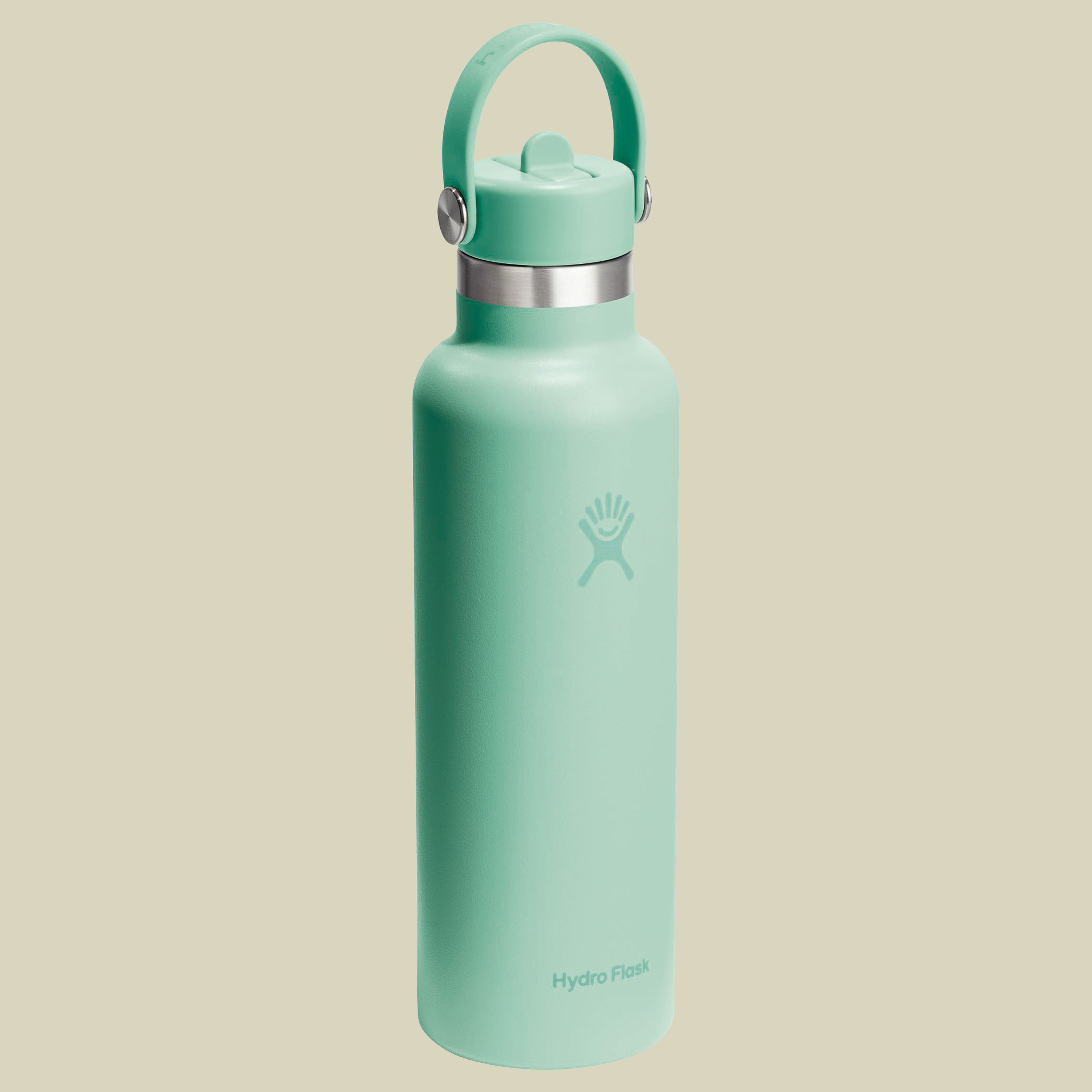 Hydro Flask 21 oz Standard Mouth w. Flex Straw Cap grün1 621 - mermaid green