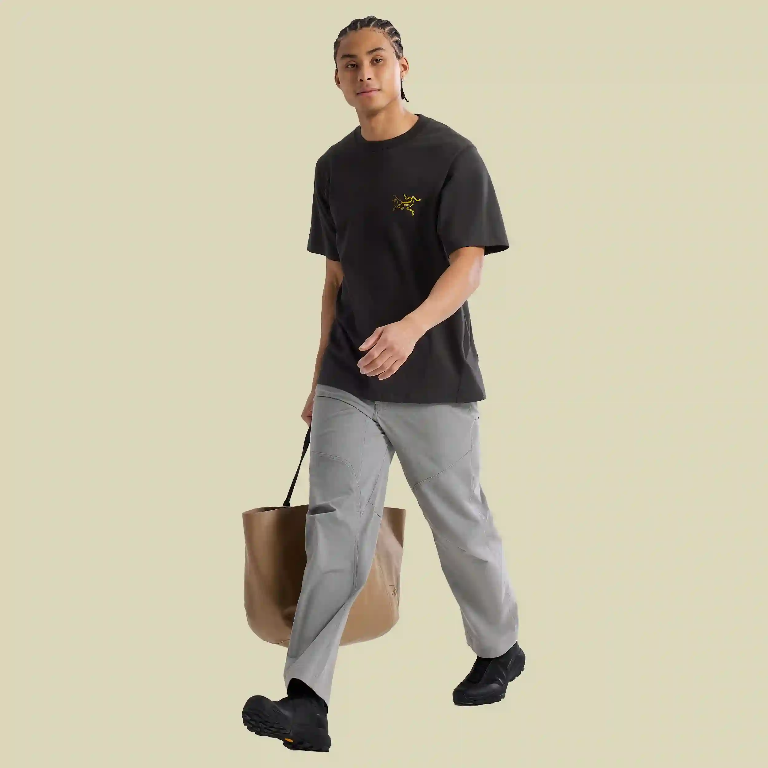 Kragg Cotton Logo SS Men XL schwarz - 24K black