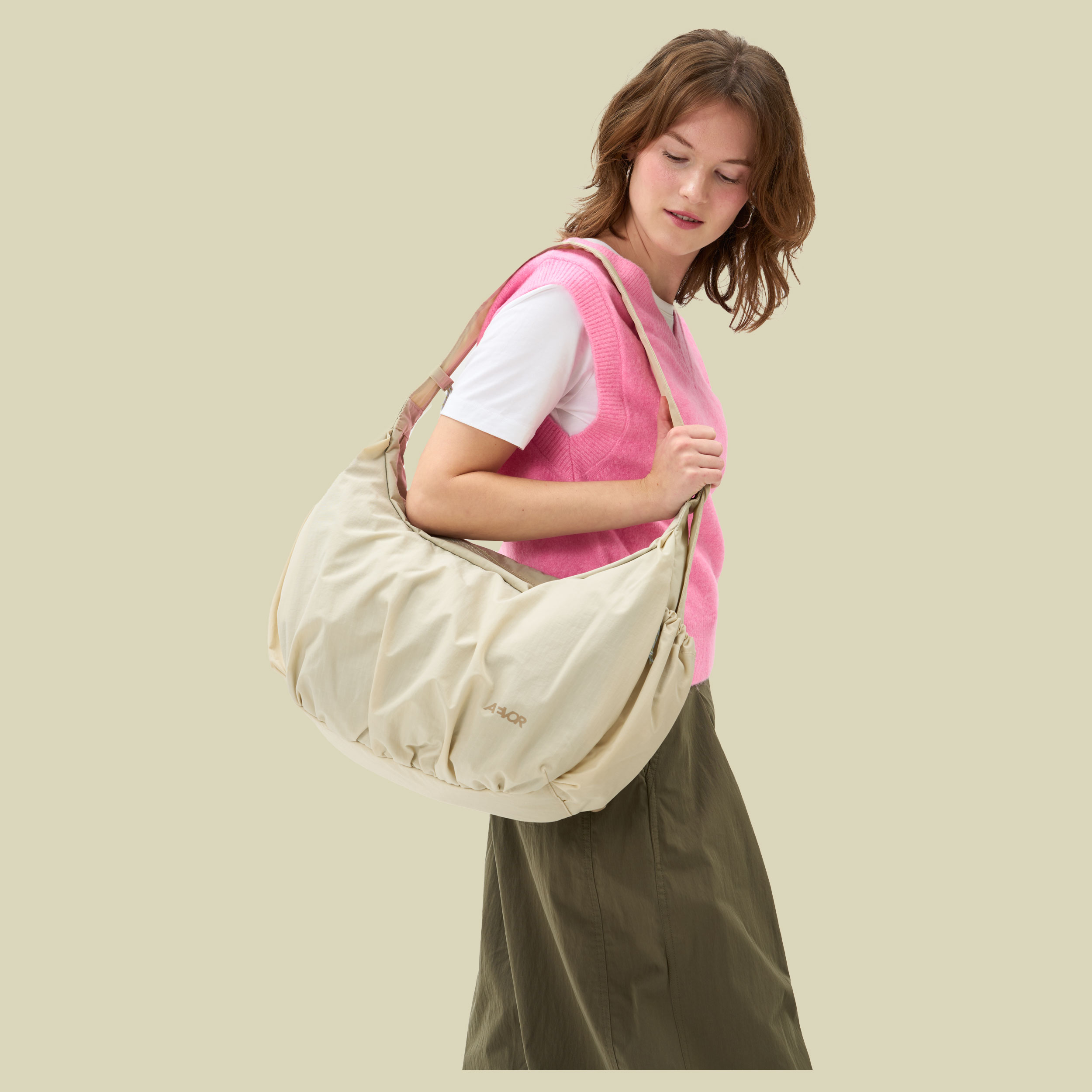 Slouchy Bag weiß - off-white