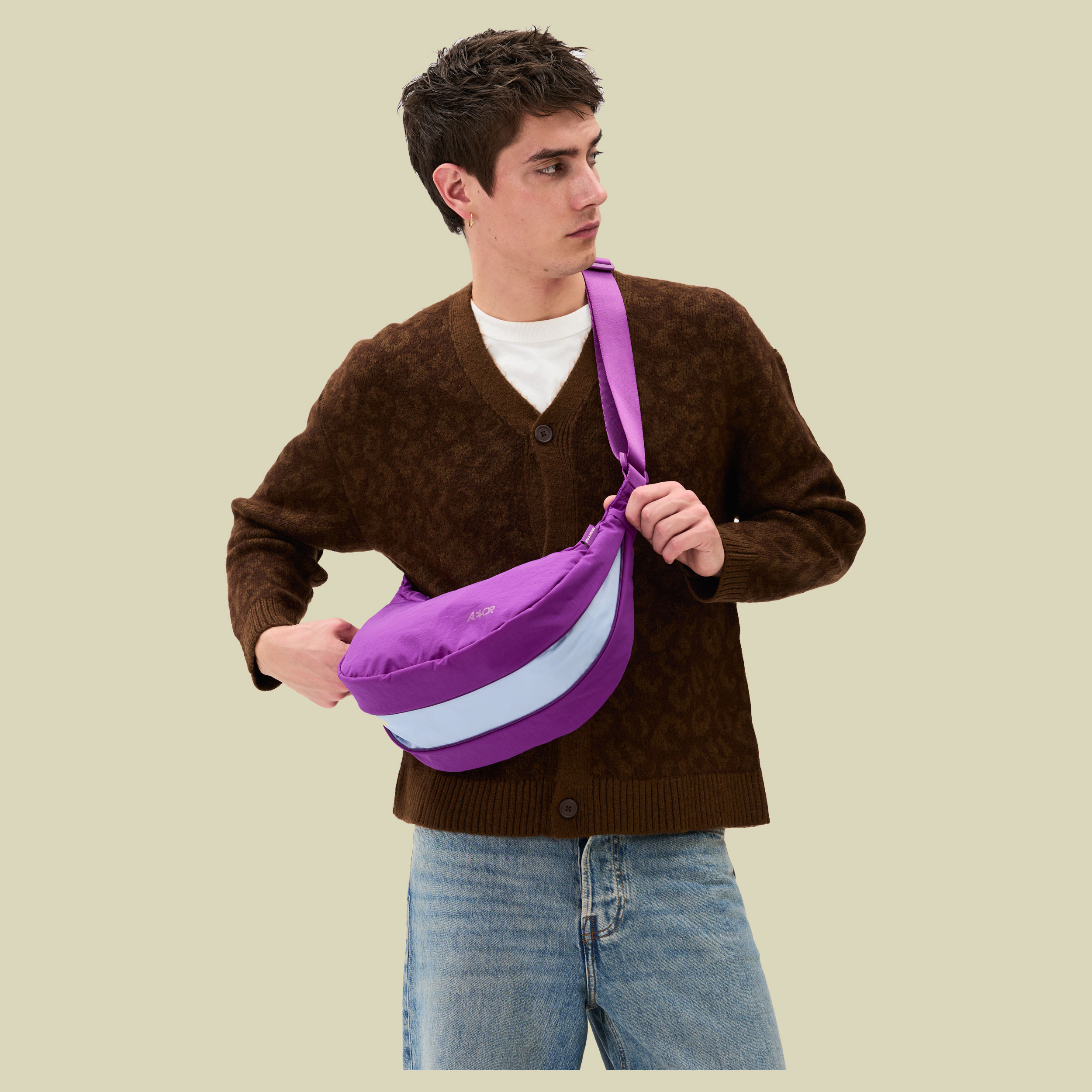 Bike Sling Bag 7 pink - electric fuchsia