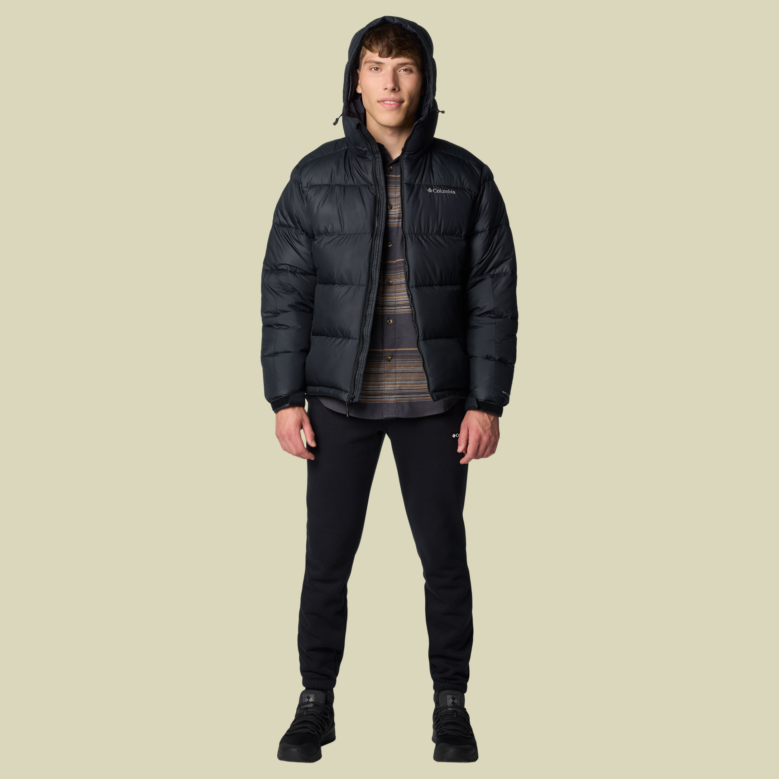Pike Lake II Hooded Jacket Men schwarz XL - Farbe black
