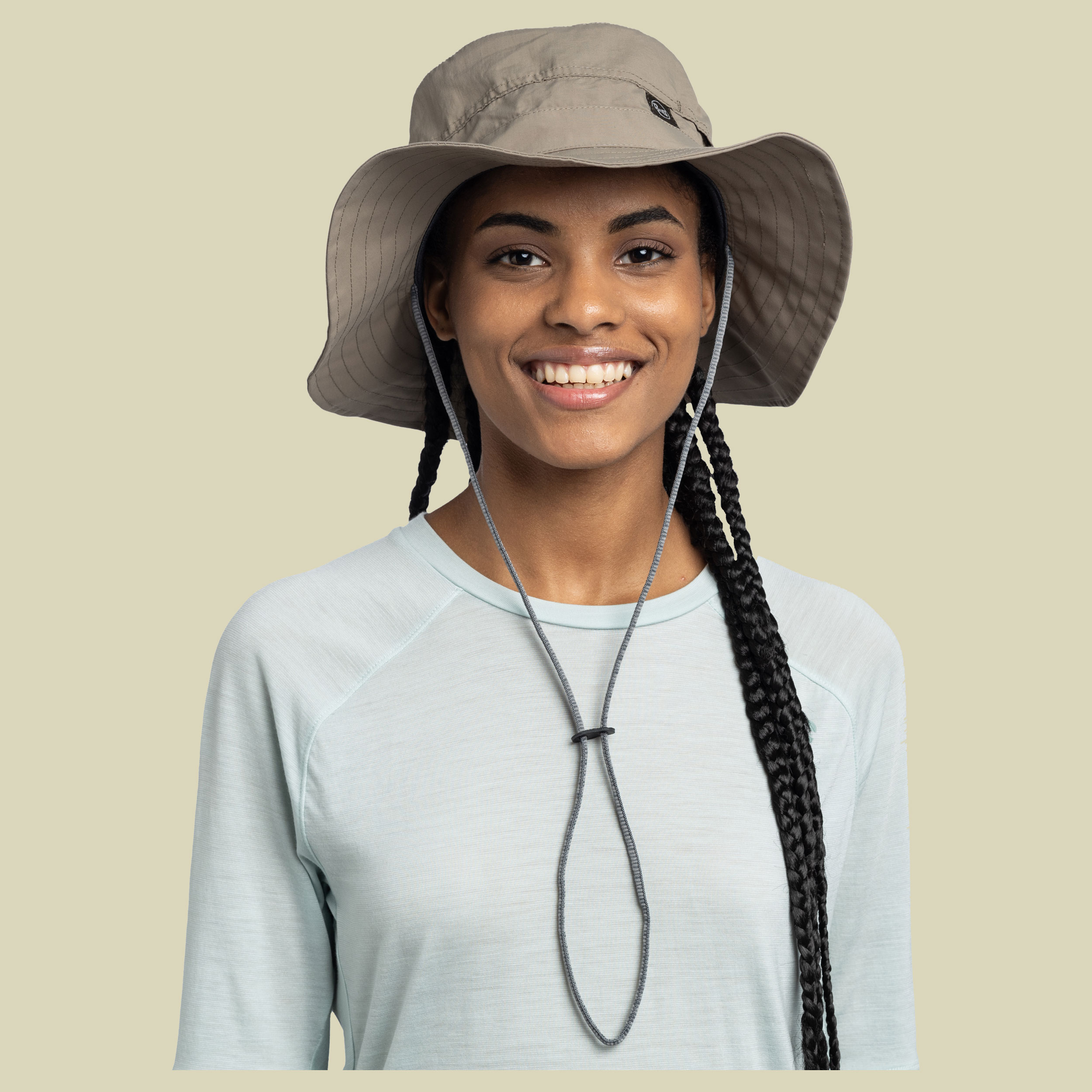 Explore Booney Hat grün S-M - solid brindle