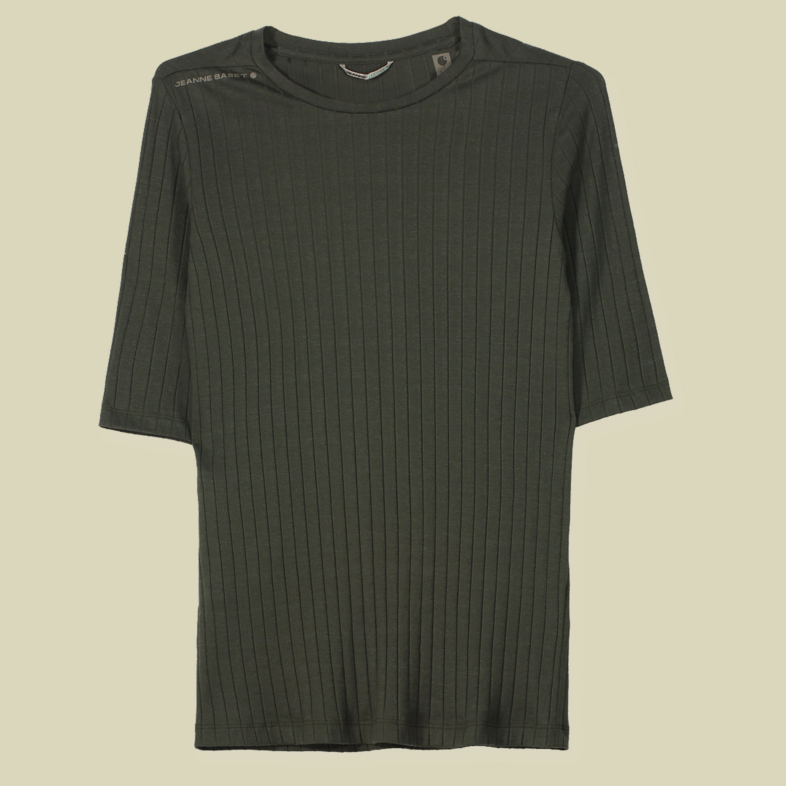 Aysen Ribbed T-Shirt Women 36 grün - grape leaf