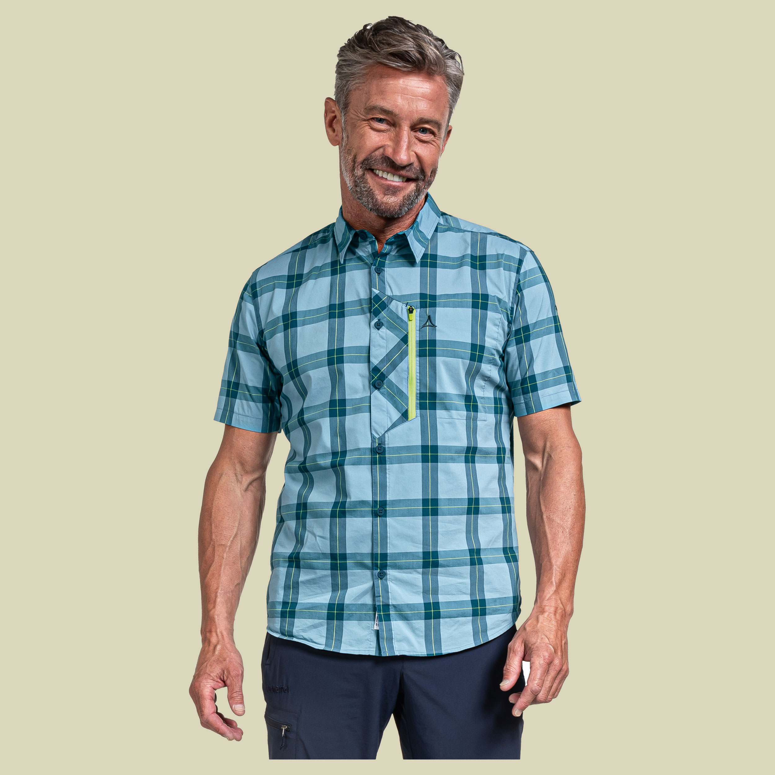 Shirt Skallebo SH Men Größe 52 Farbe cloudy storm