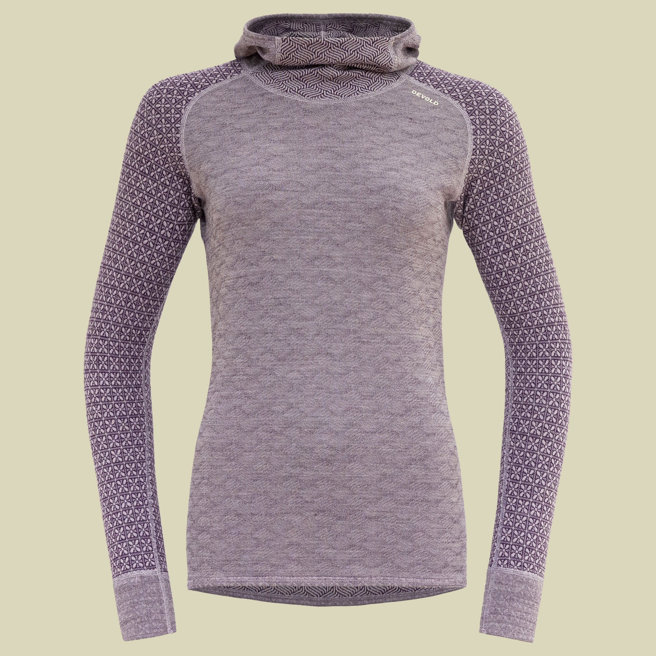 Kvitegga Merino 230 Hoodie Woman rosa XL
