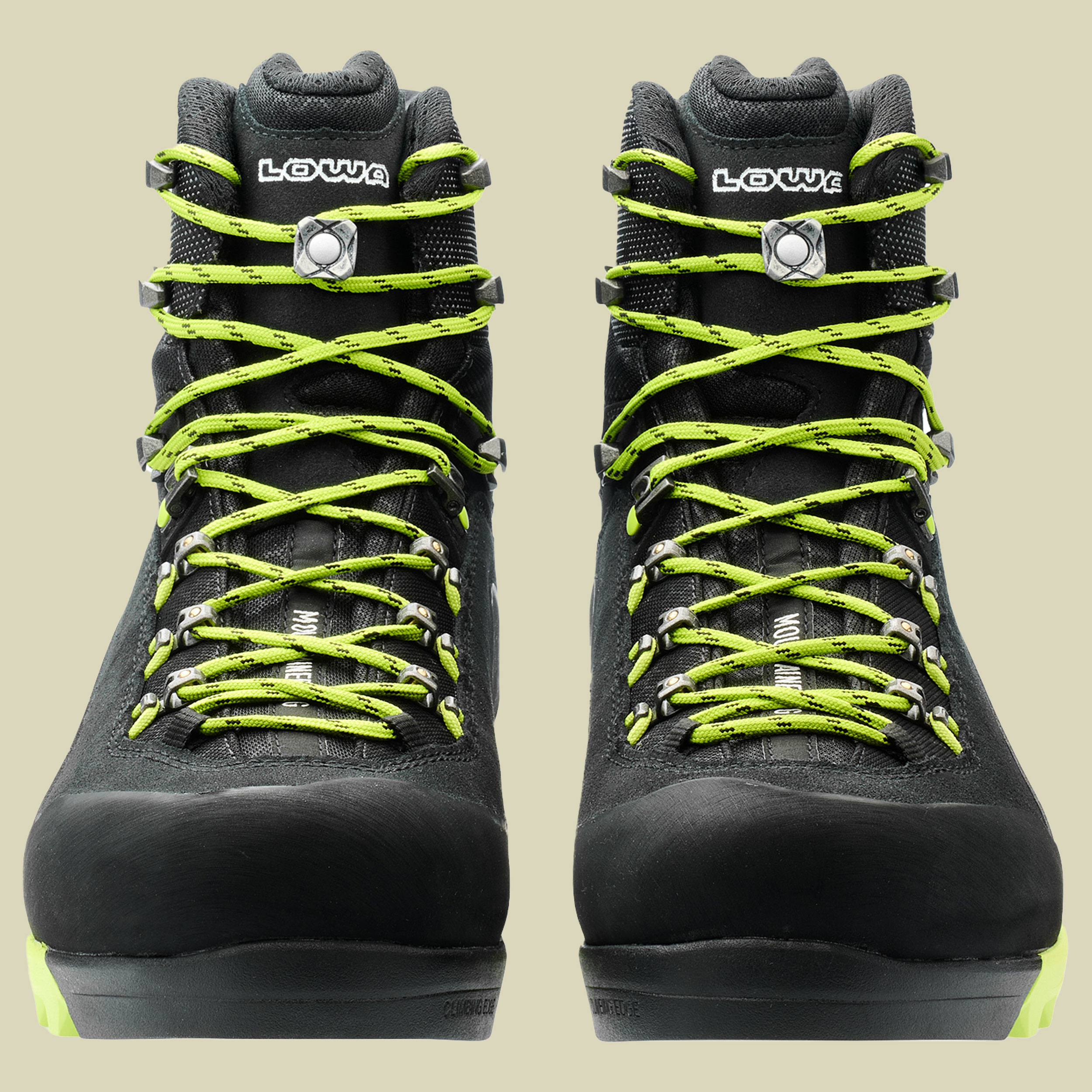 Cervino GTX Mid Men UK 9 schwarz - schwarz/limone