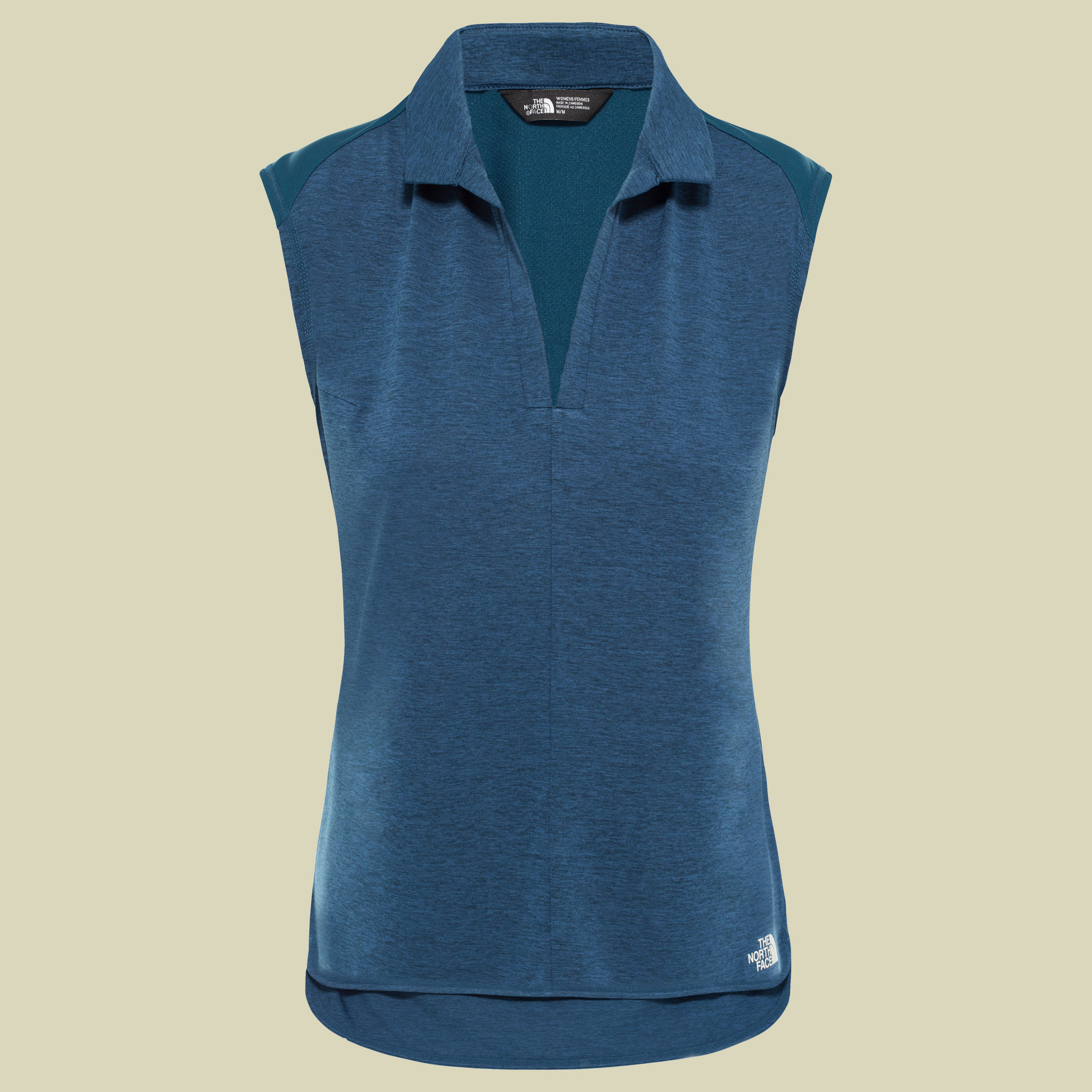 Inlux S/L Top Women Größe XS Farbe blue wing teal dark heather