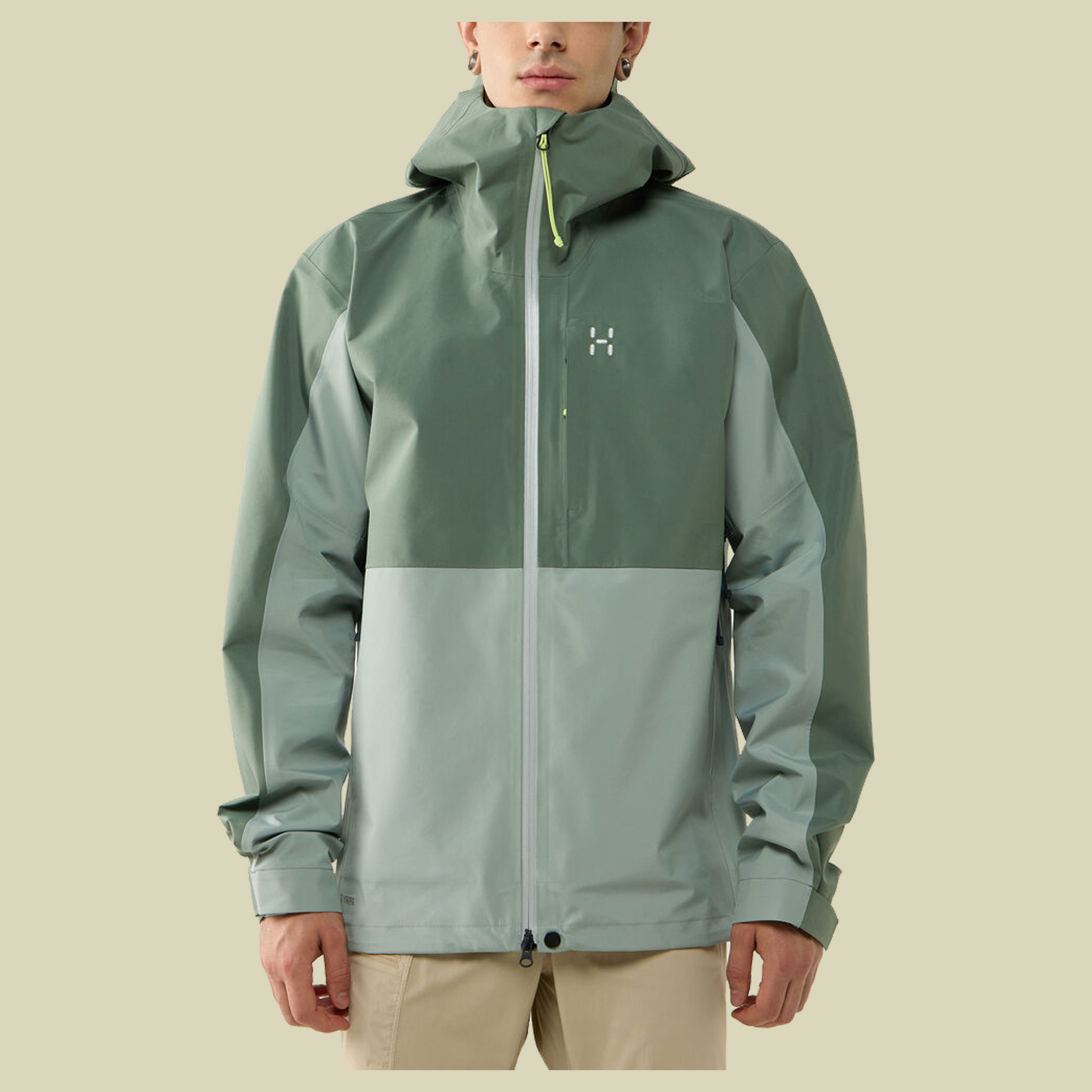 Front Proof II Jacket Men XL grün II - chlorophyll green/dew green        