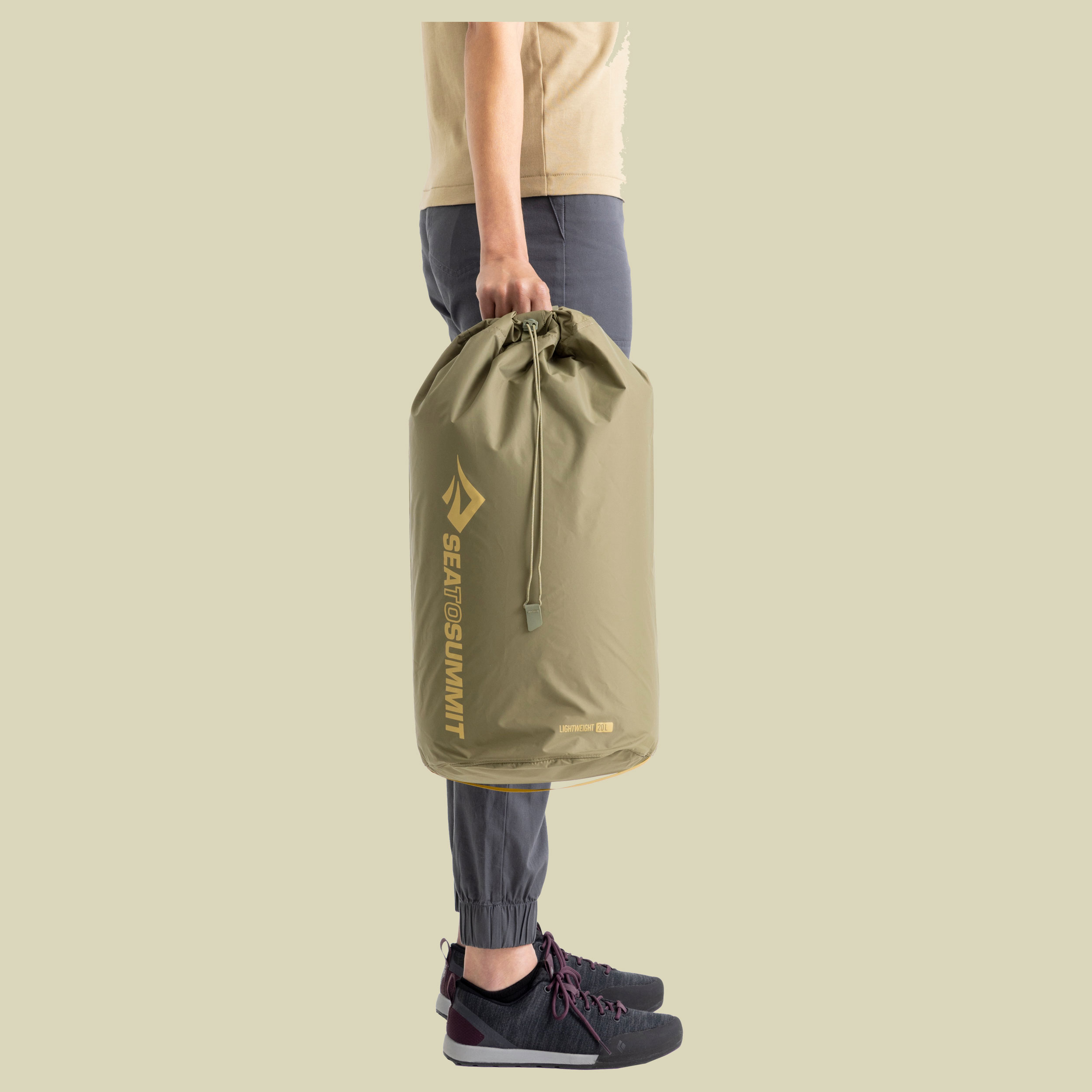 Lightweight Dry Bag 20L Volumen 20 Farbe burnt olive