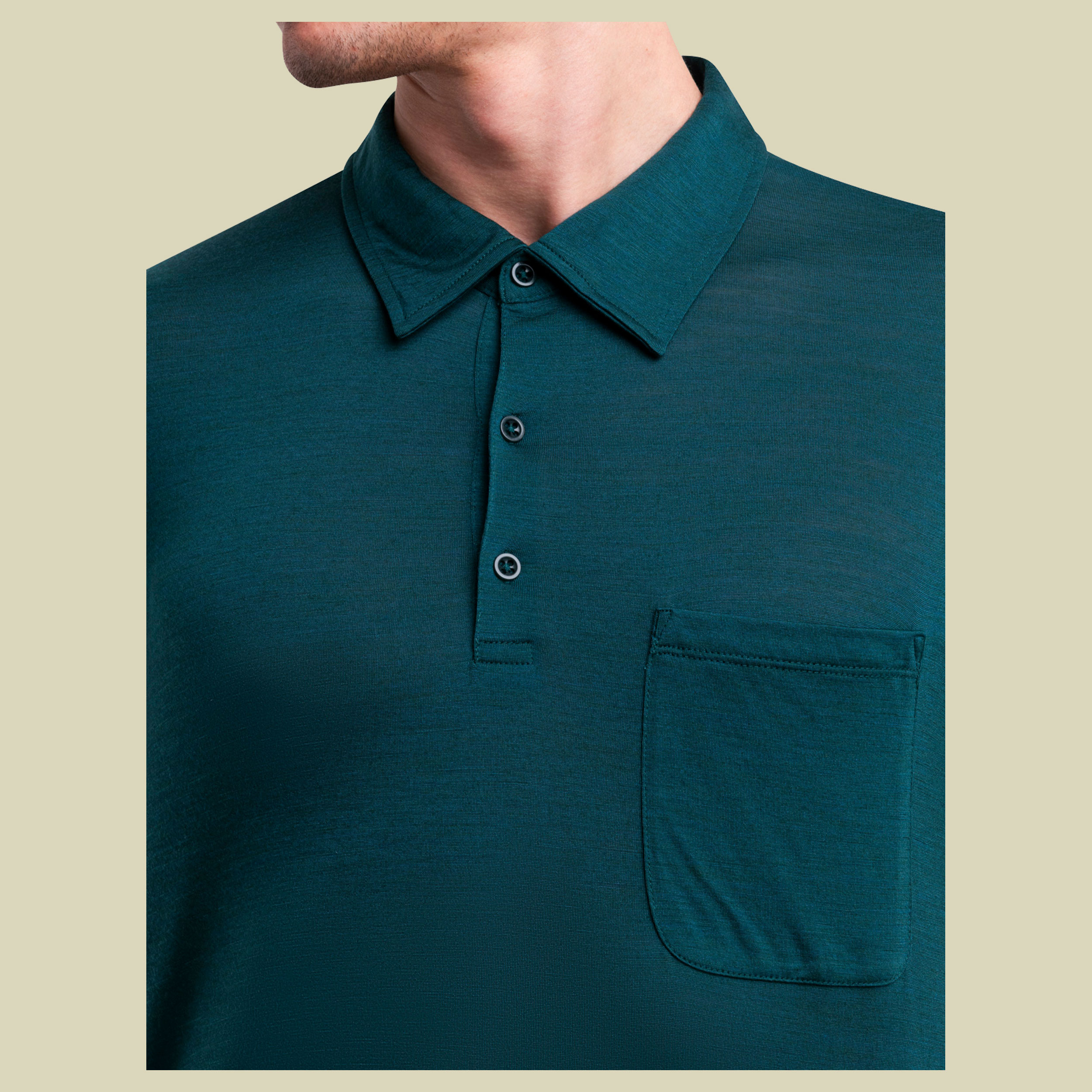Drayden SS Polo Men L grün - fathom green