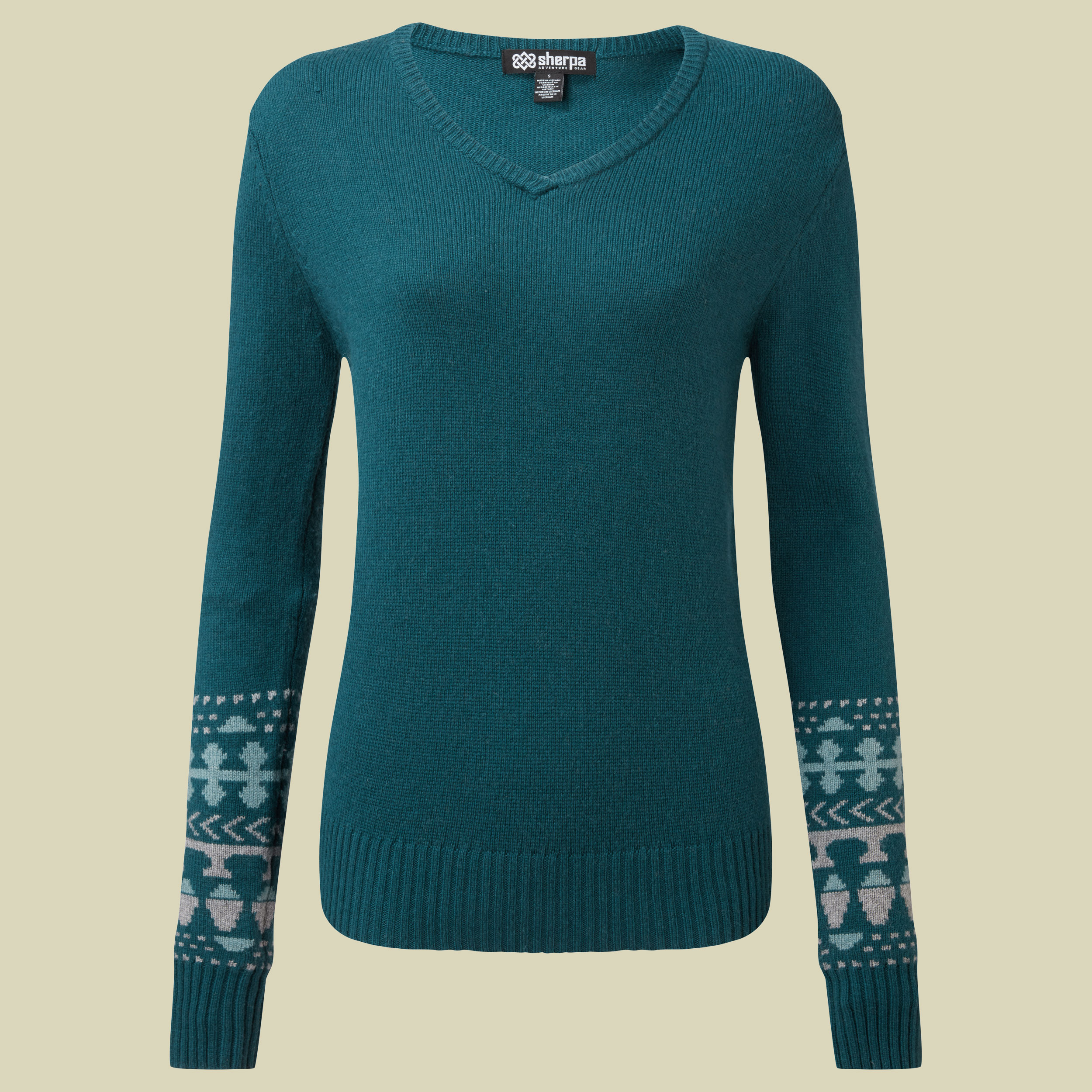 Maya V-Neck Sweater Women Größe S Farbe verdigris