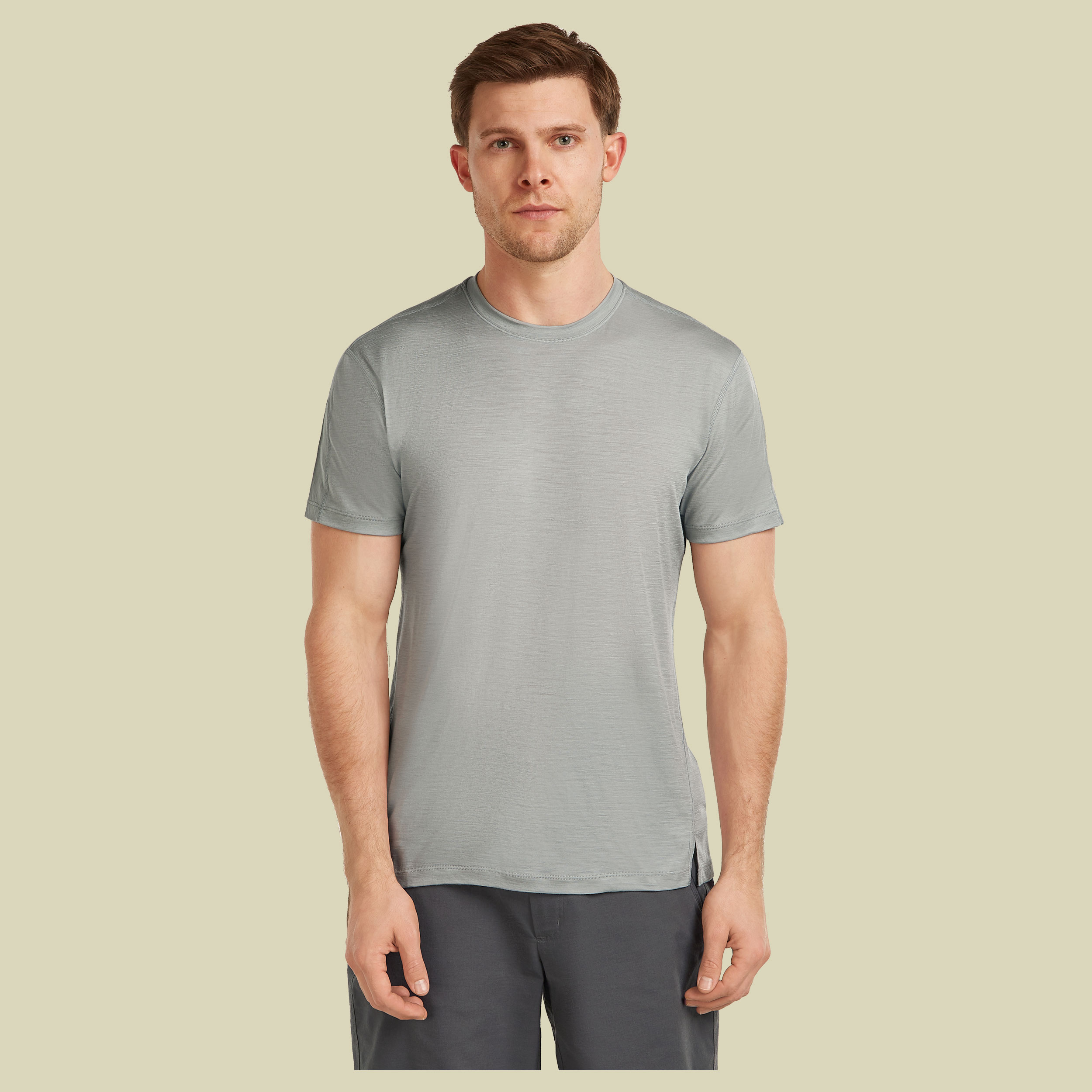 150 MerinoFine Ace SS Tee Men XL grau - proto grey