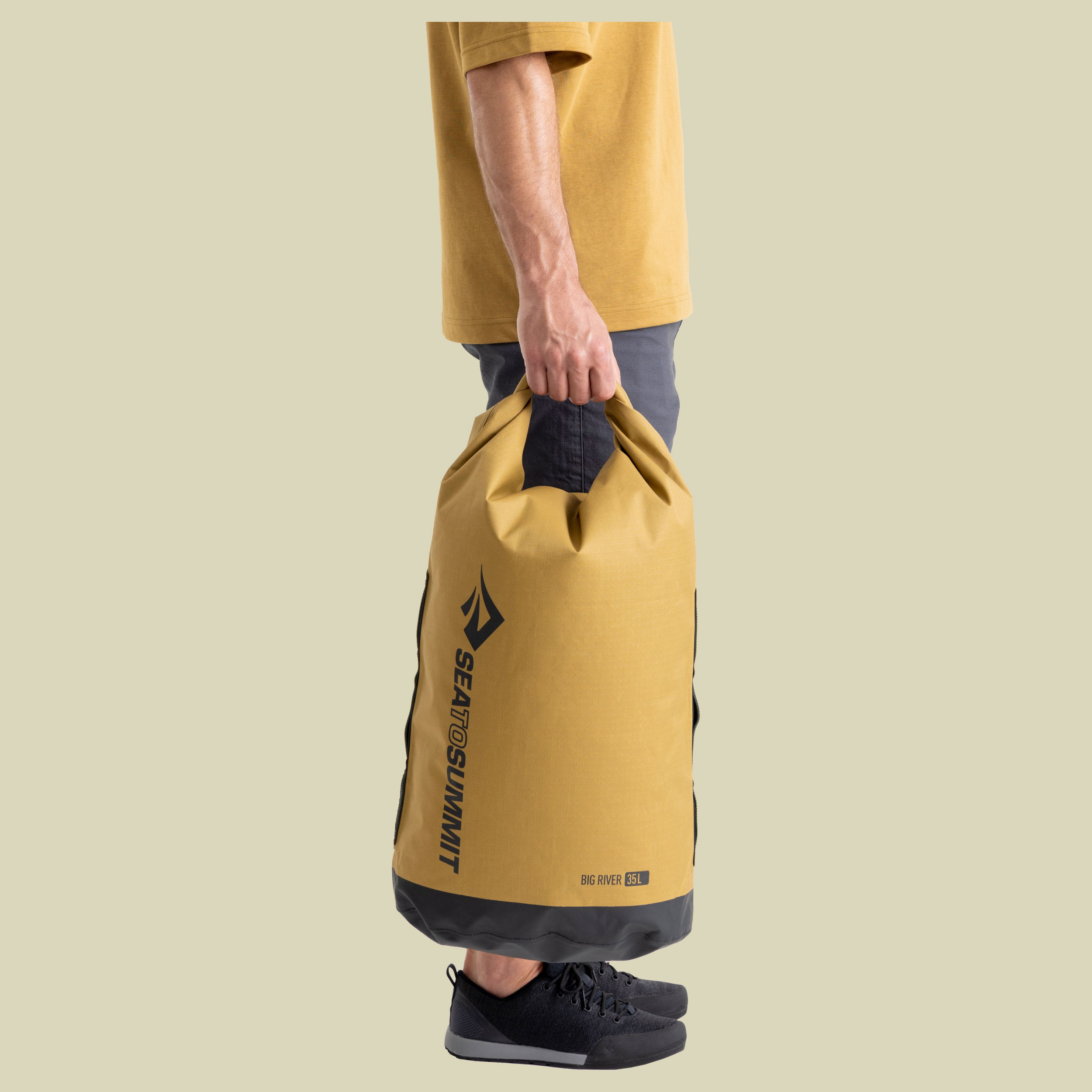 Big River Dry Bag Volumen 35 Farbe dull gold