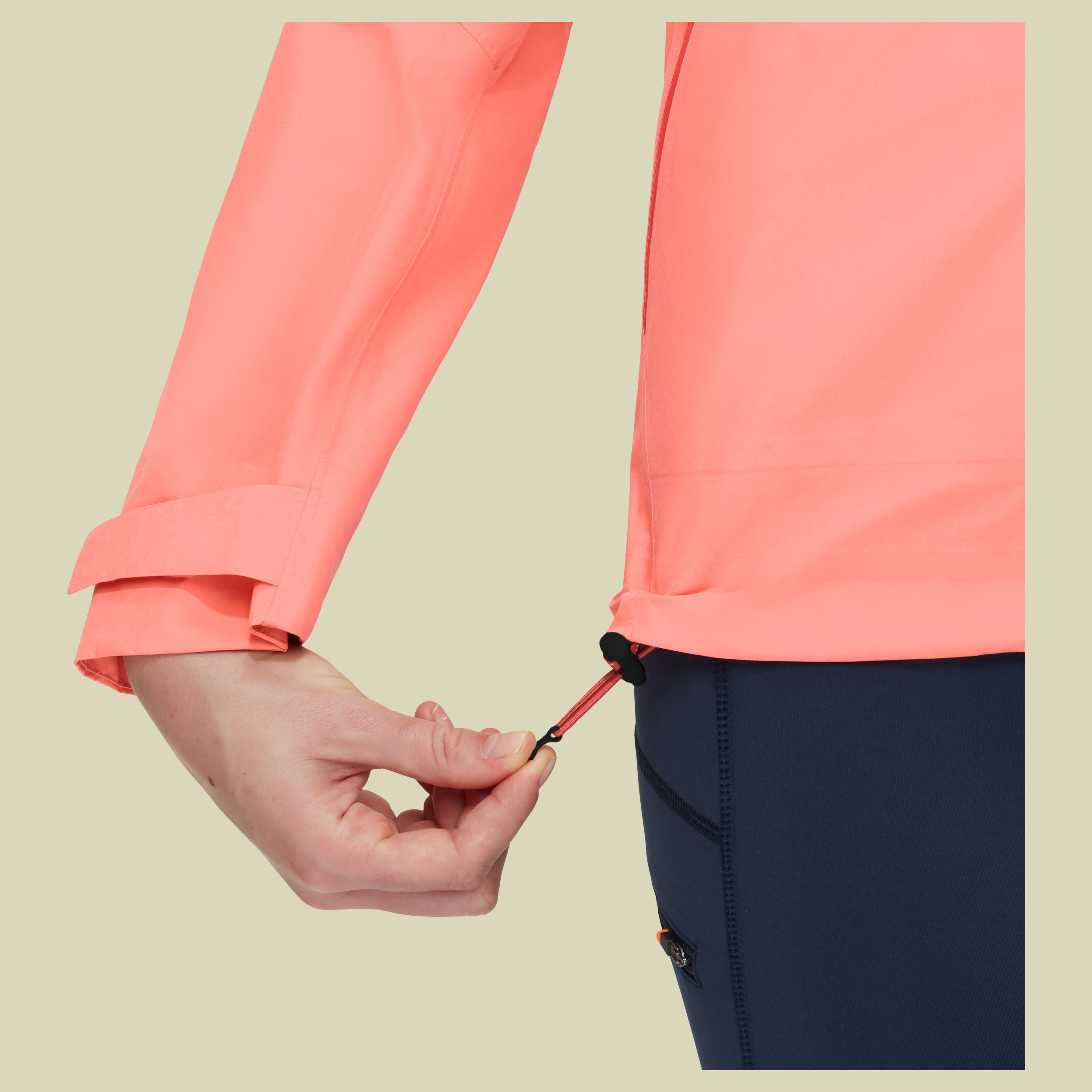 Convey Tour HS Hooded Jacket Women Größe L  Farbe salmon-terracotta