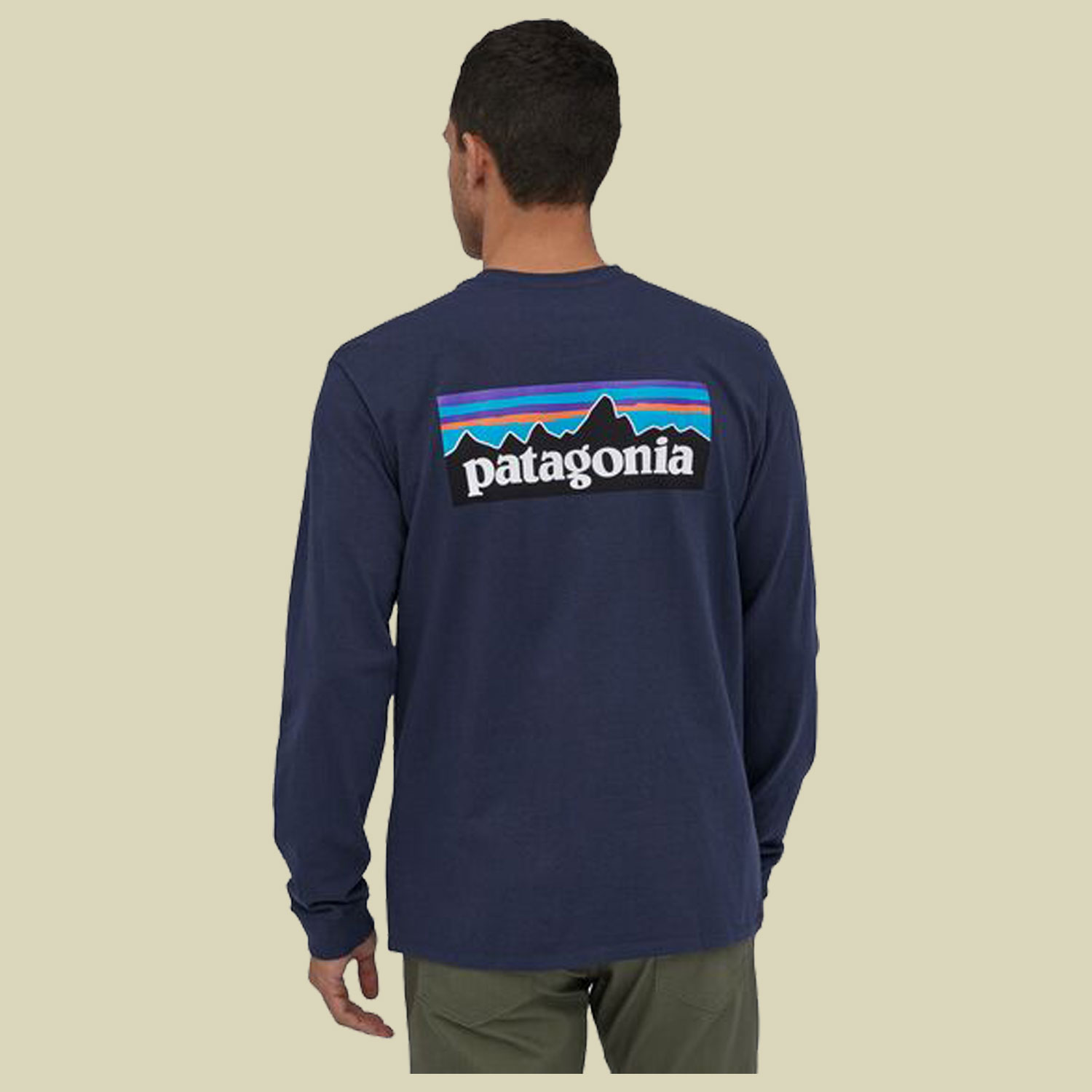 L/S P-6 Logo Responsibili-Tee Men Größe XL Farbe classic navy