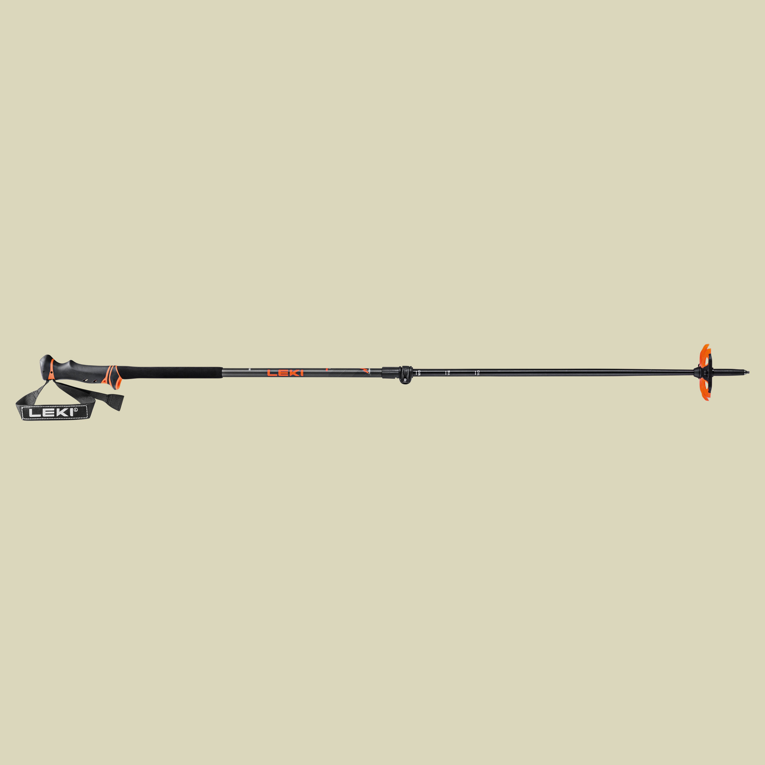 Helicon Lite Länge 110-150 cm Farbe dark anthracite-neonorange-black