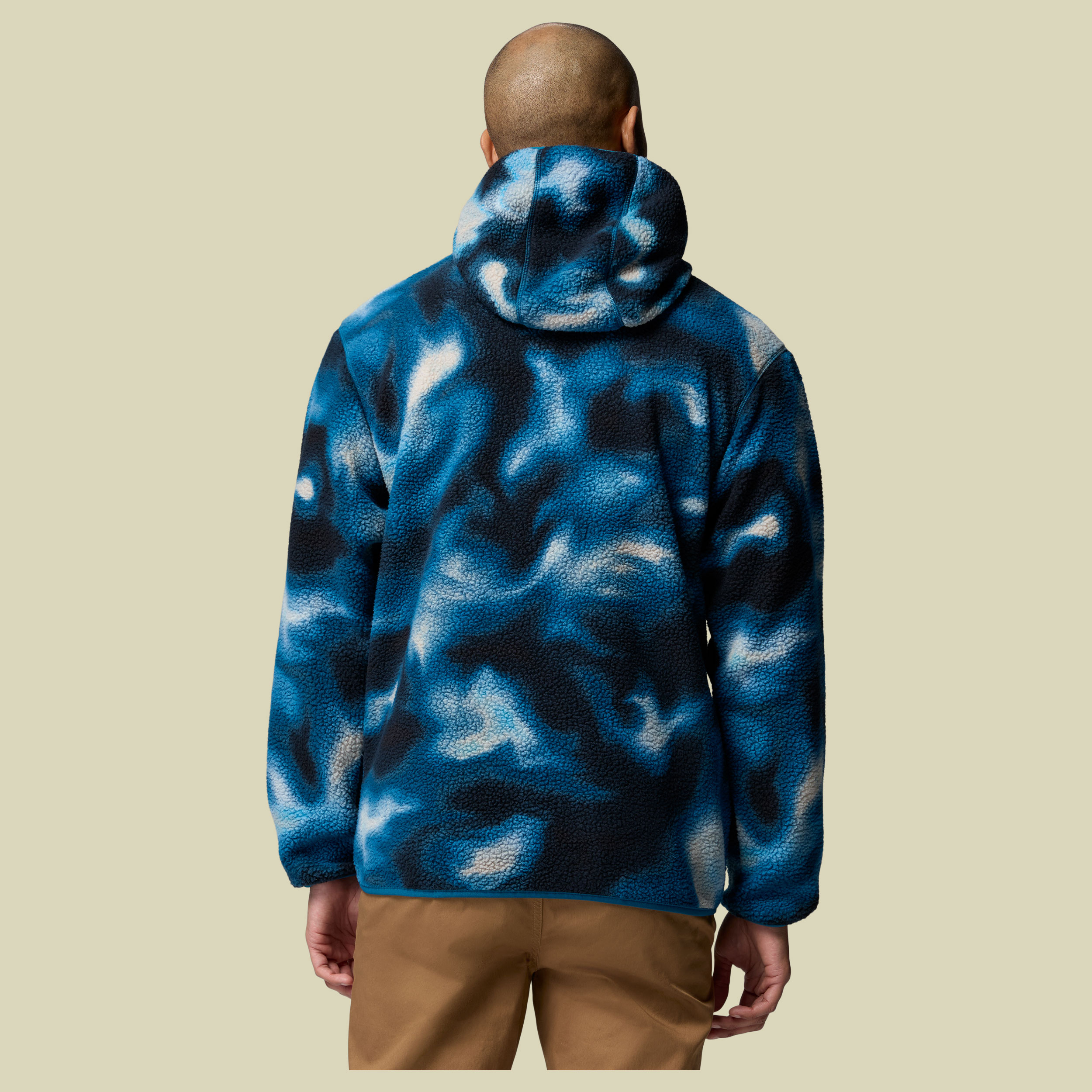 Helveta II Printed Hoodie Men XL blau - phoenix blue dyeflow
