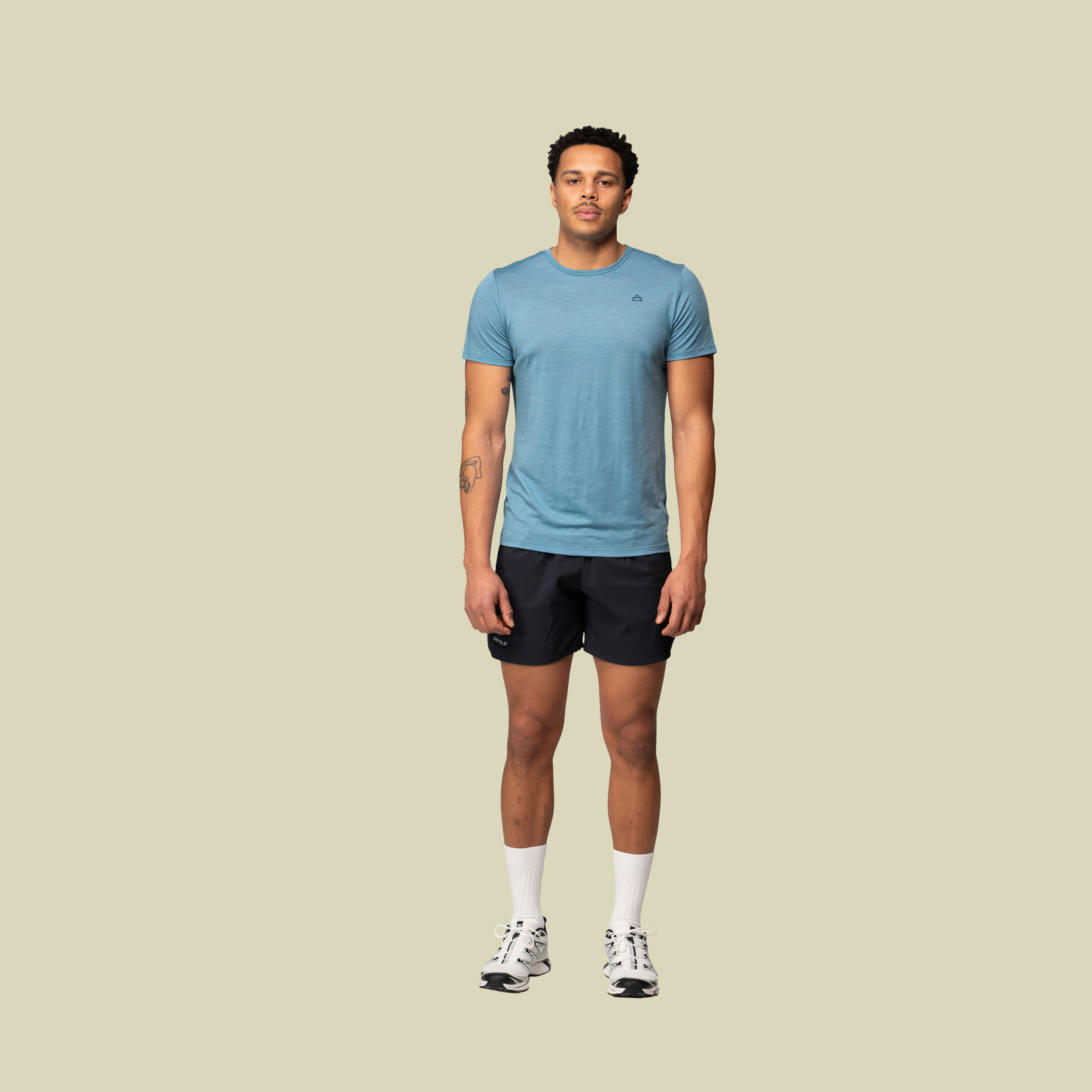 Active Tee Man S blau - skyblue