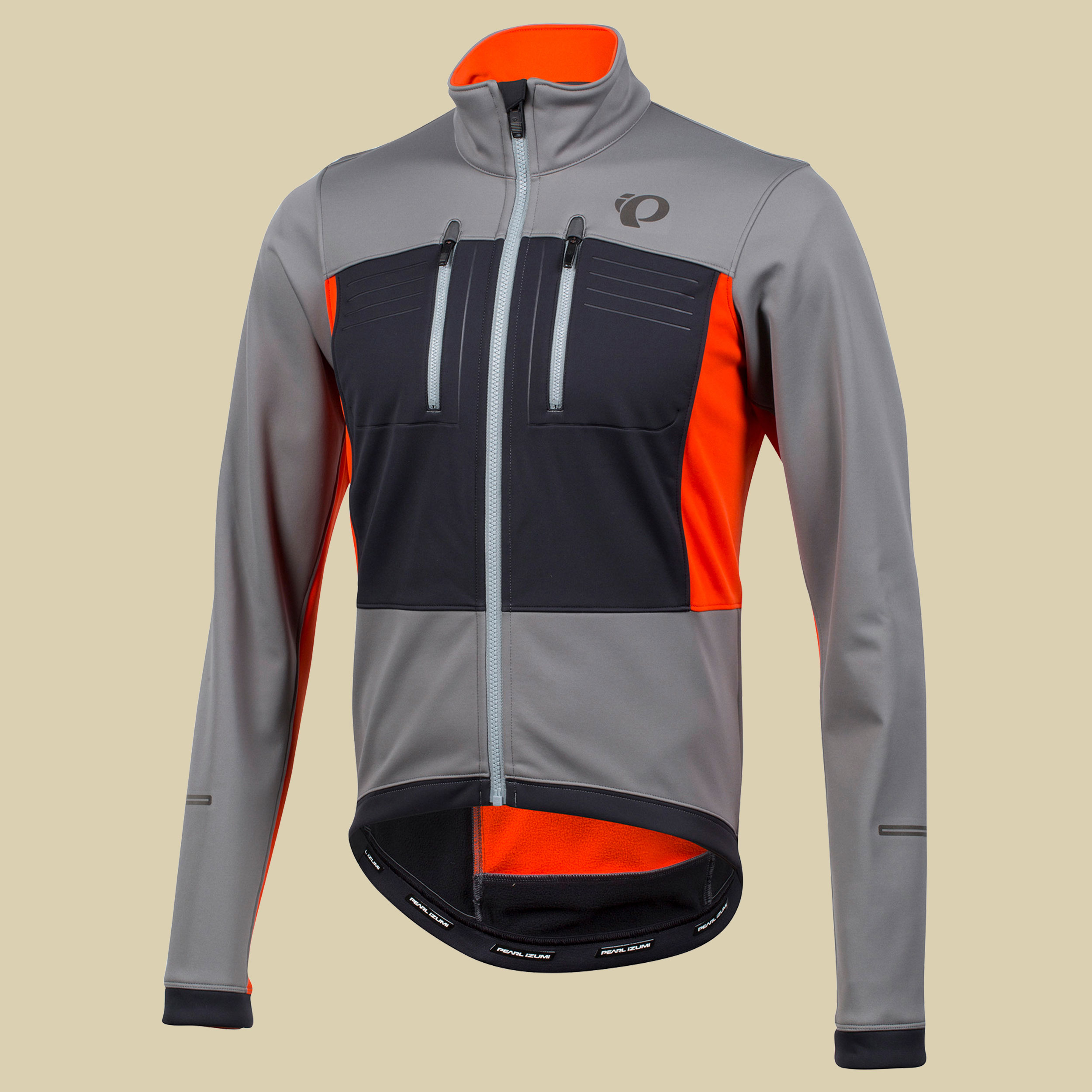 Elite Escape Softshell Jacket Men Größe M Farbe smoked pearl/orange.com