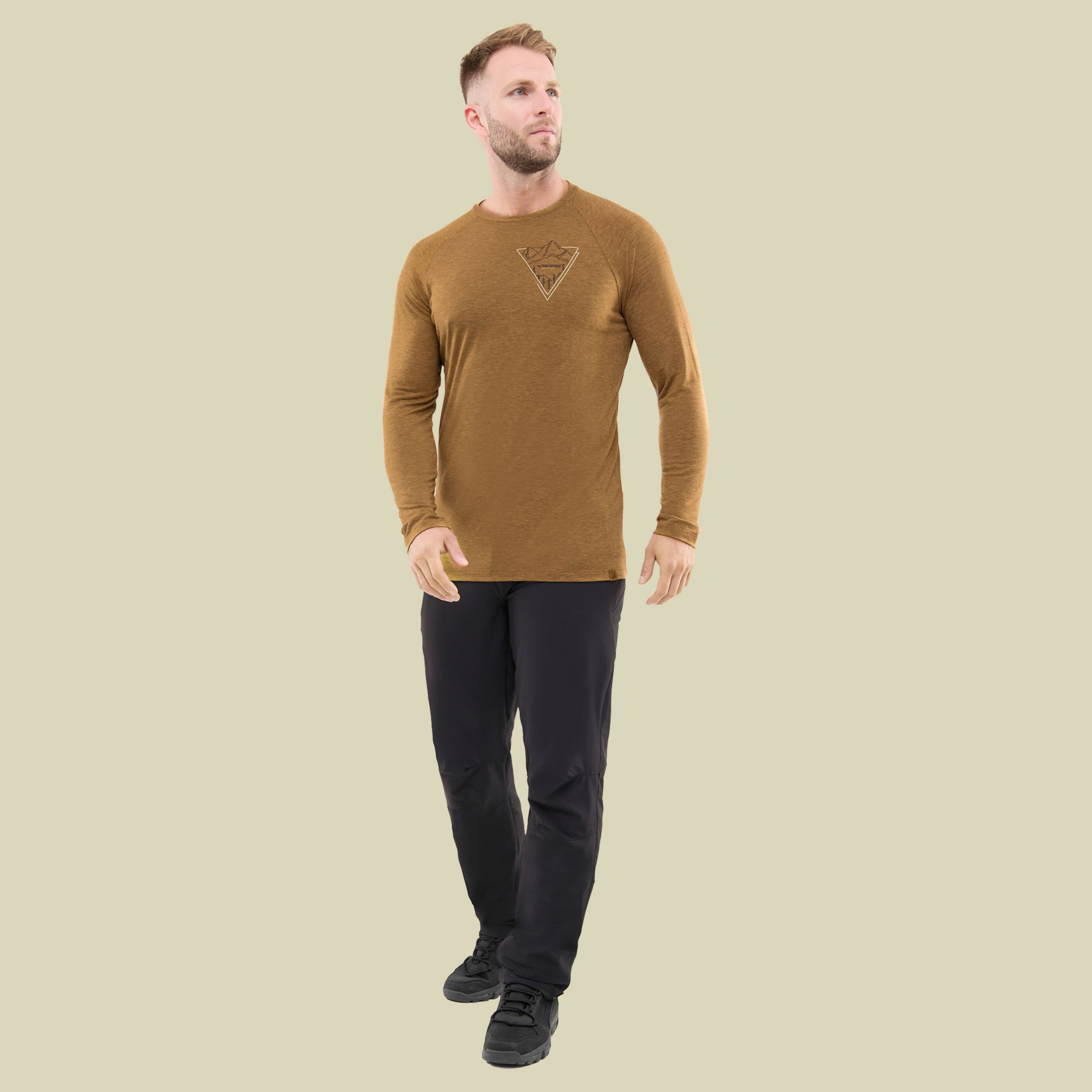Longsleeve Andali Man XL braun
