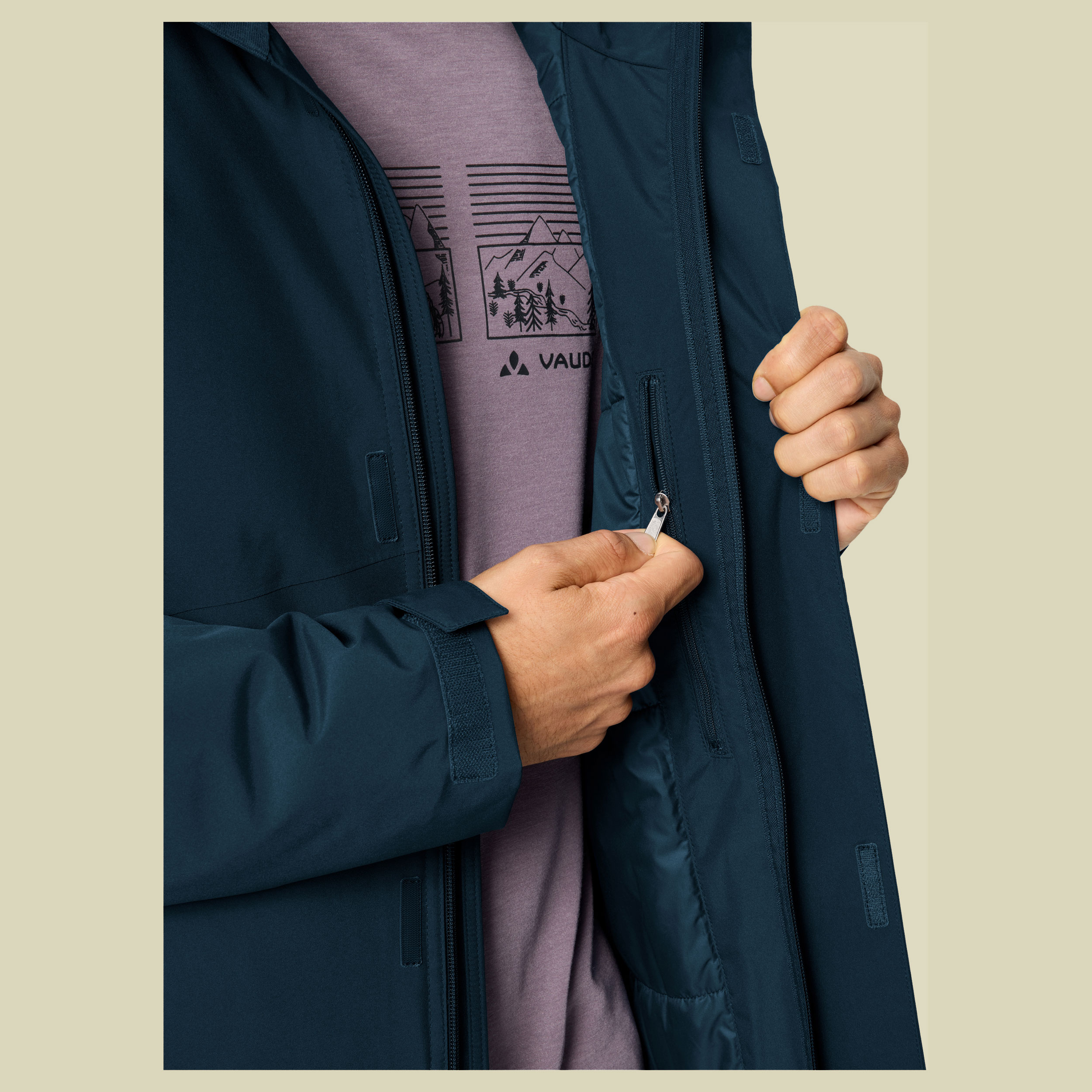 Rosemoor Padded Jacket II Men XXL blau - dark sea