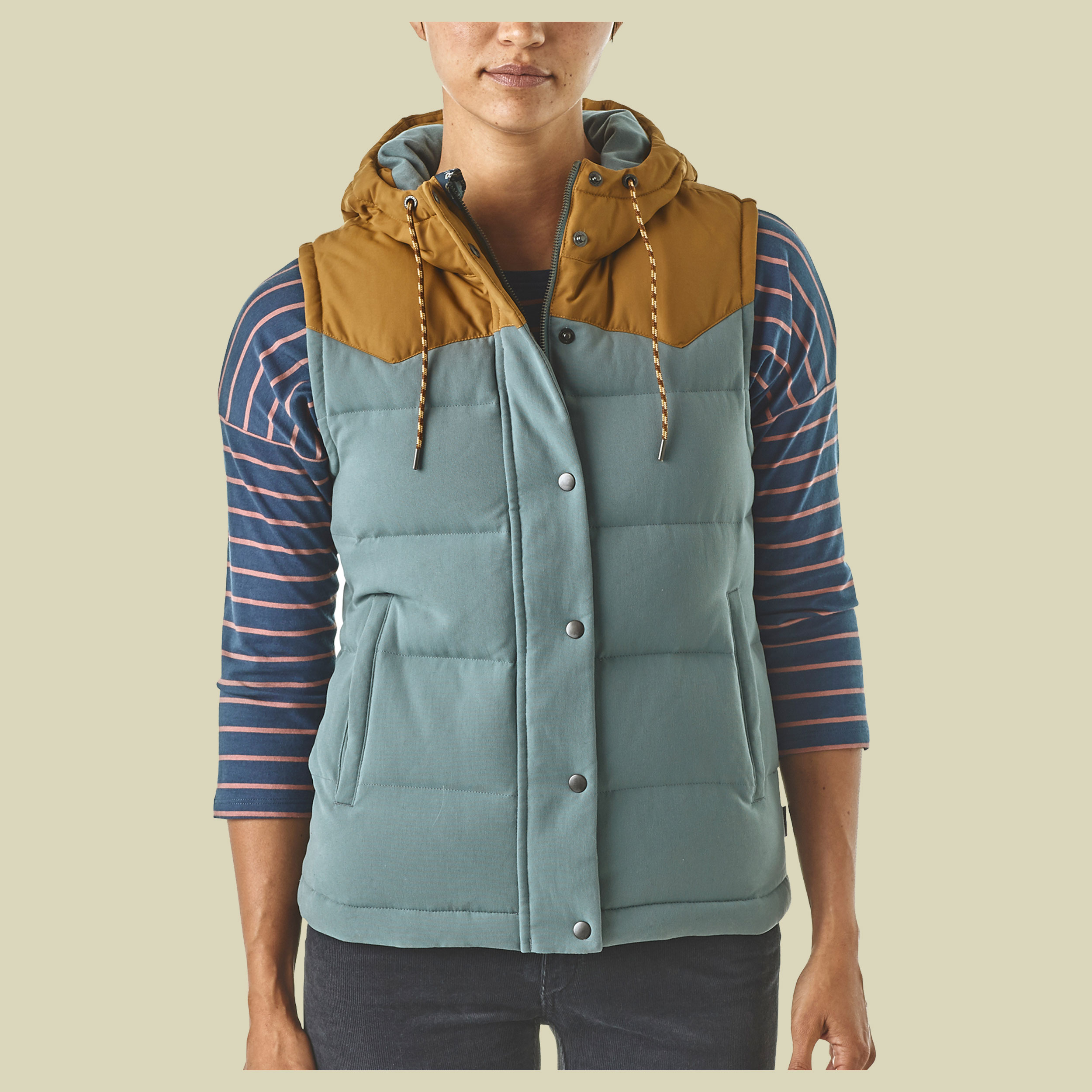 Bivy Hooded Vest Women Größe L Farbe shadow blue