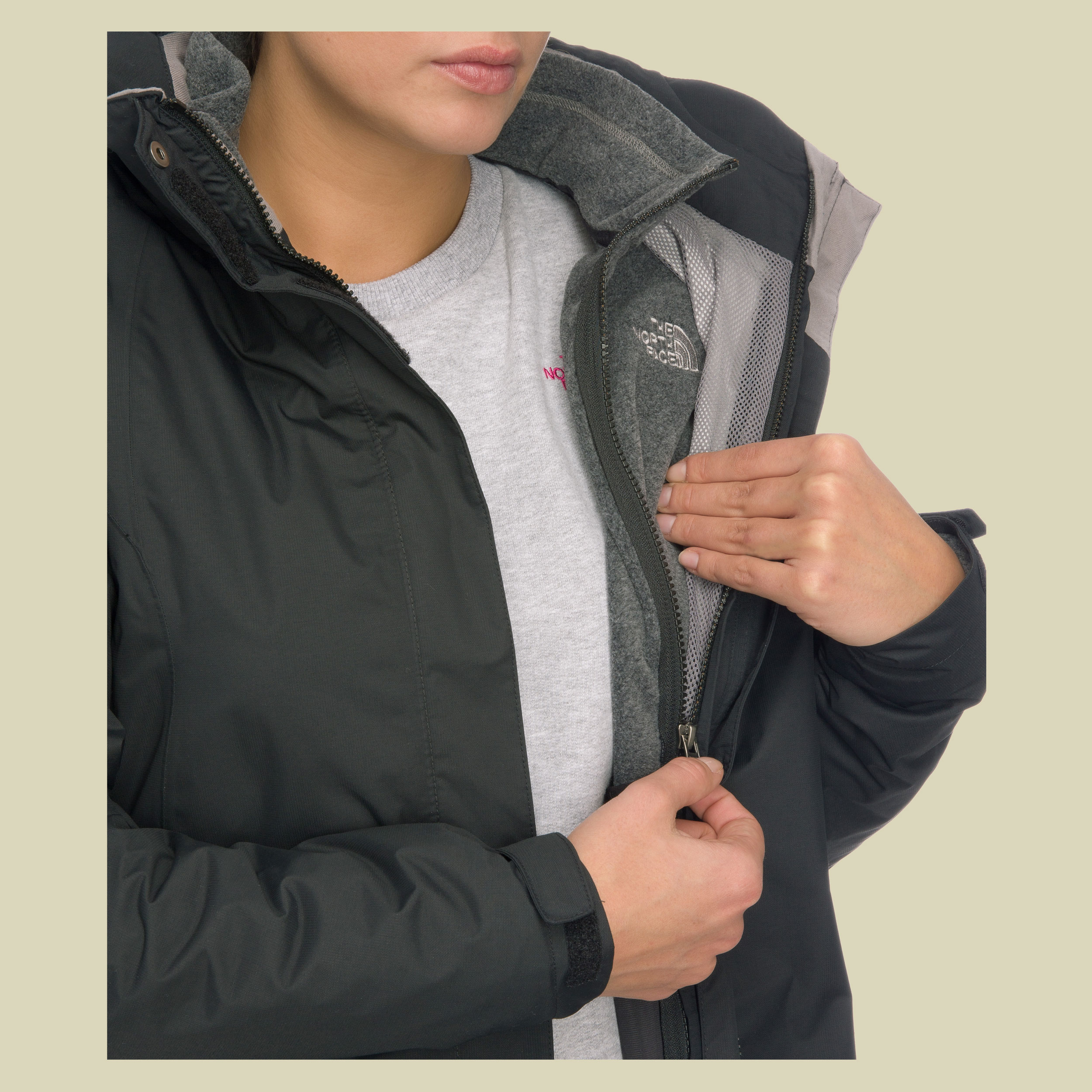 Triton Triclimate Jacket Women Größe S Farbe black