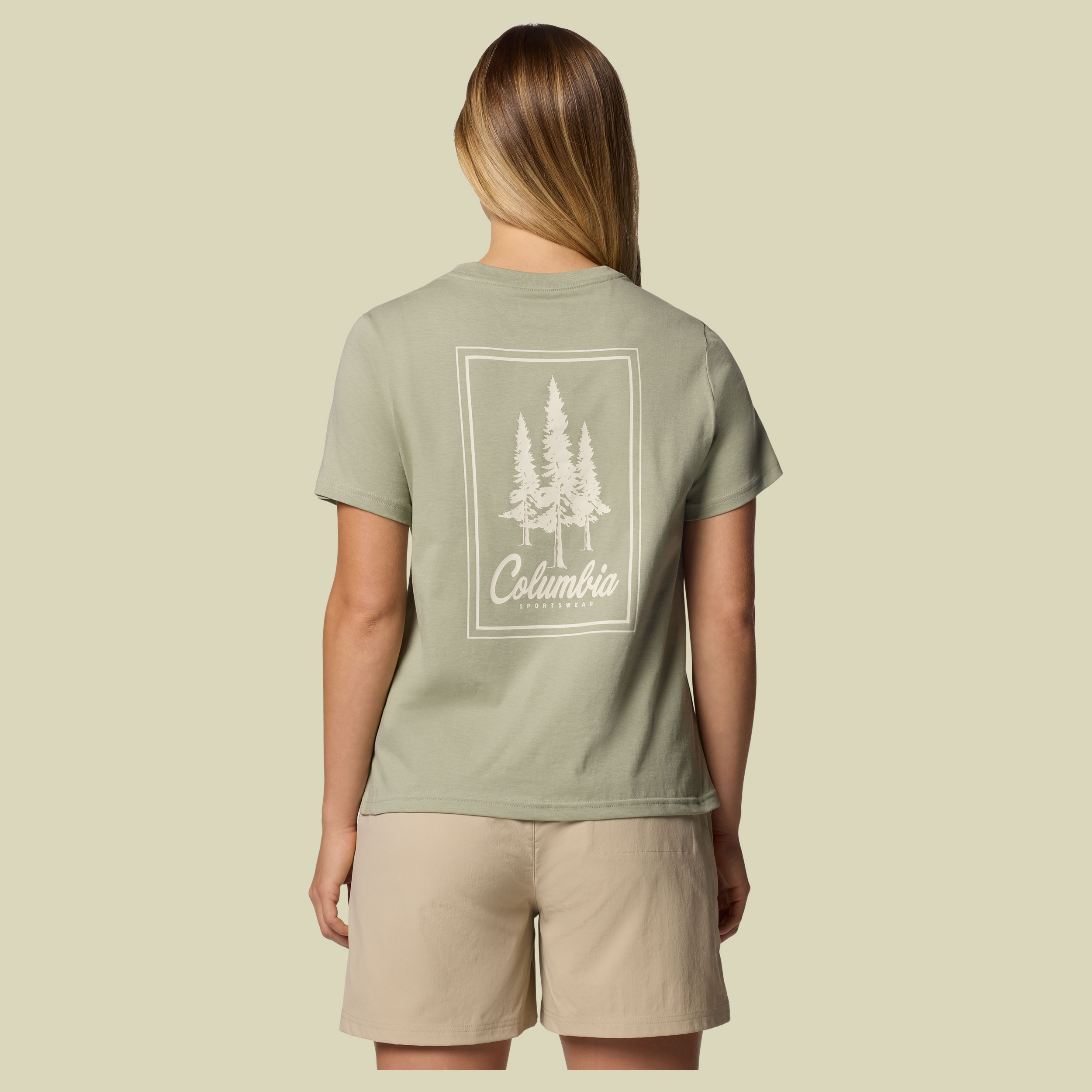 Rolling Bend Graphic SS Women XL grün - safari/timberline trio