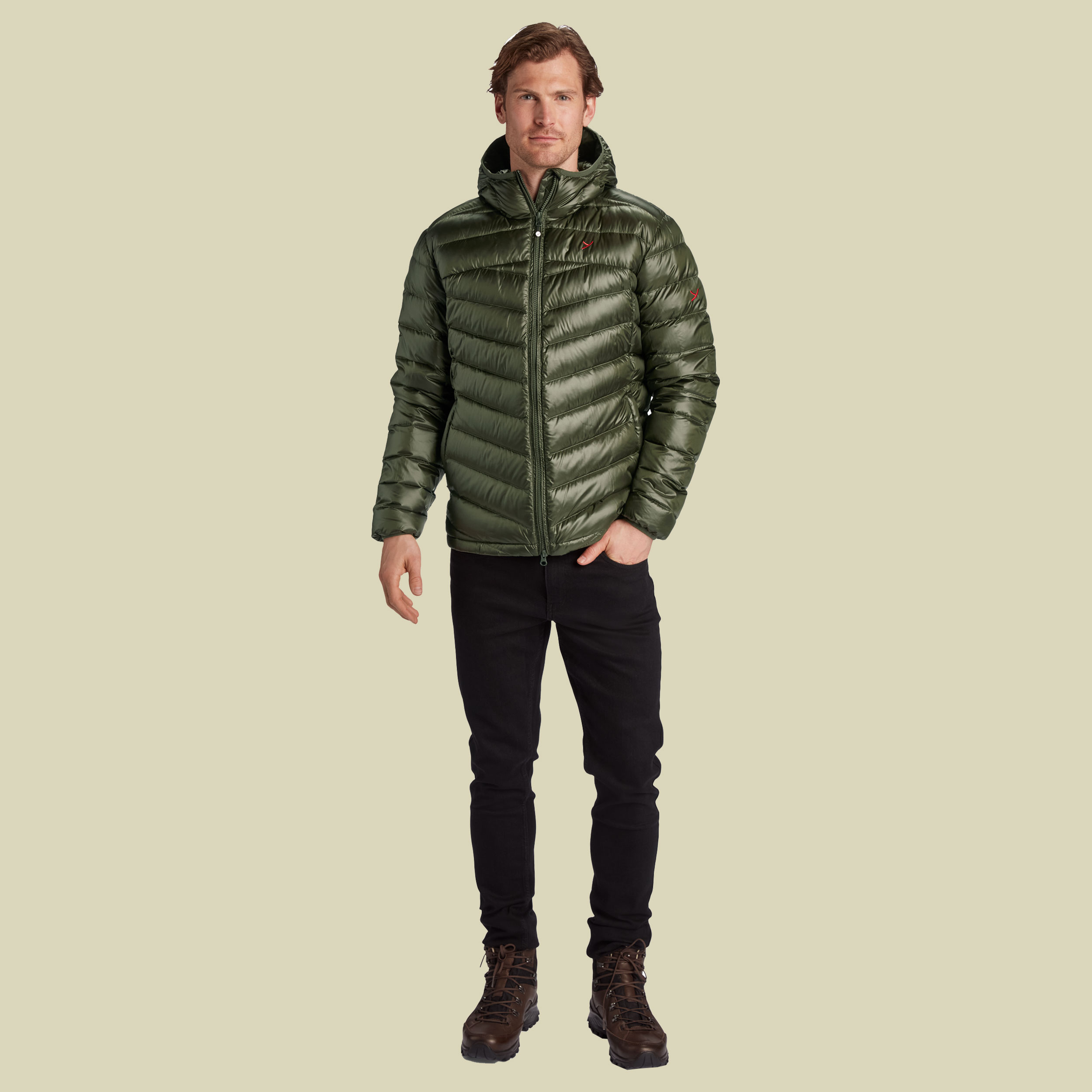 Payne Lightweight Down Jacket Men Größe L  Farbe dark moss