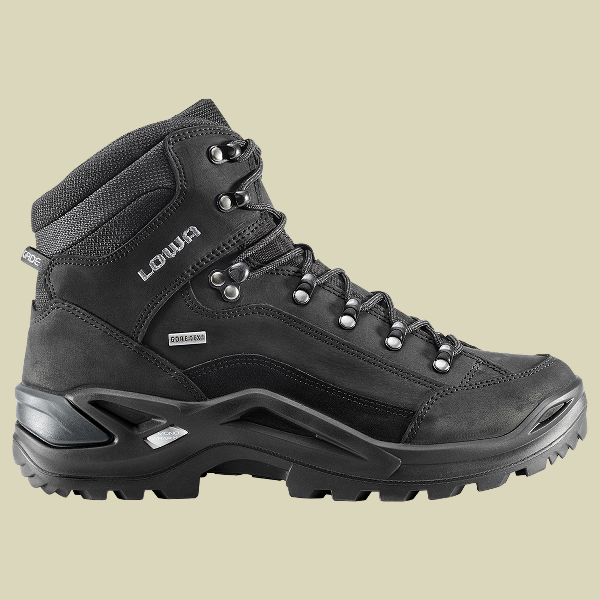Renegade GTX Mid Wide Men Größe UK 7 Farbe schwarz/schwarz
