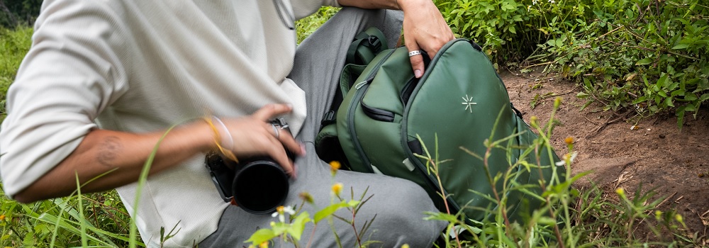 Tropicfeel Rucksack im Einsatz in der natur