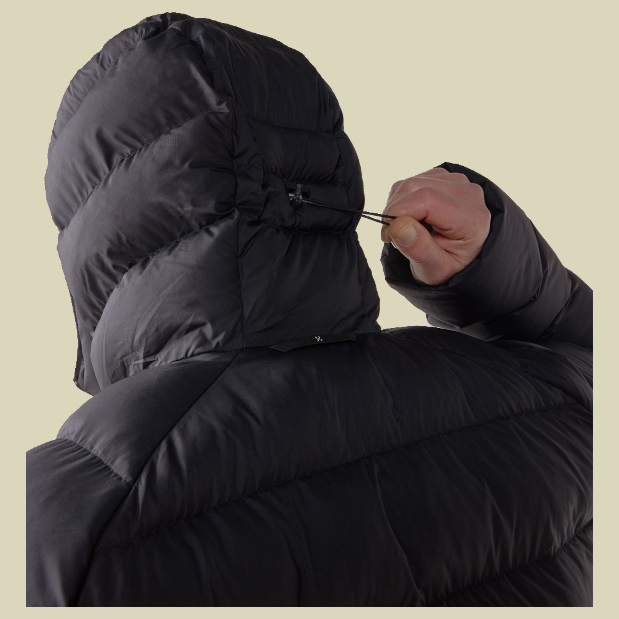 Rosson Down Parka Men XL schwarz - true black