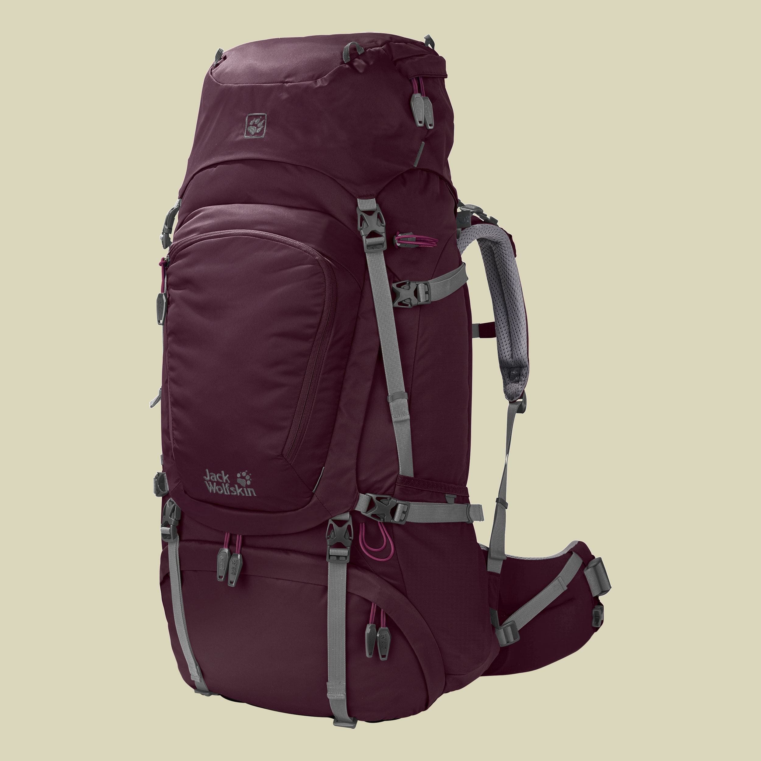 Denali 60 Women Volumen 60 L + 8 L Farbe burgundy