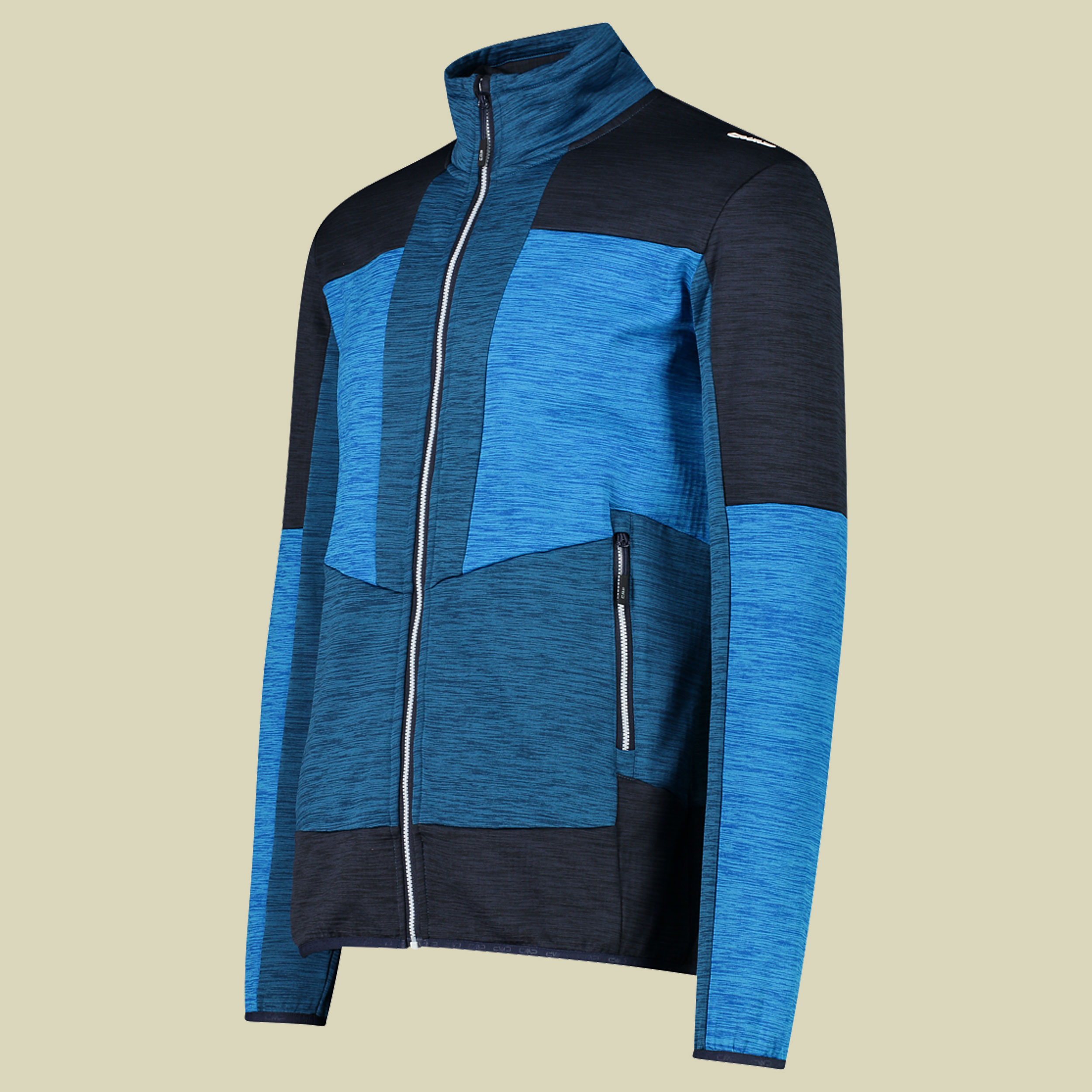Man Jacket Melange Grid Tech 33G2427 Größe 54 Farbe petrol