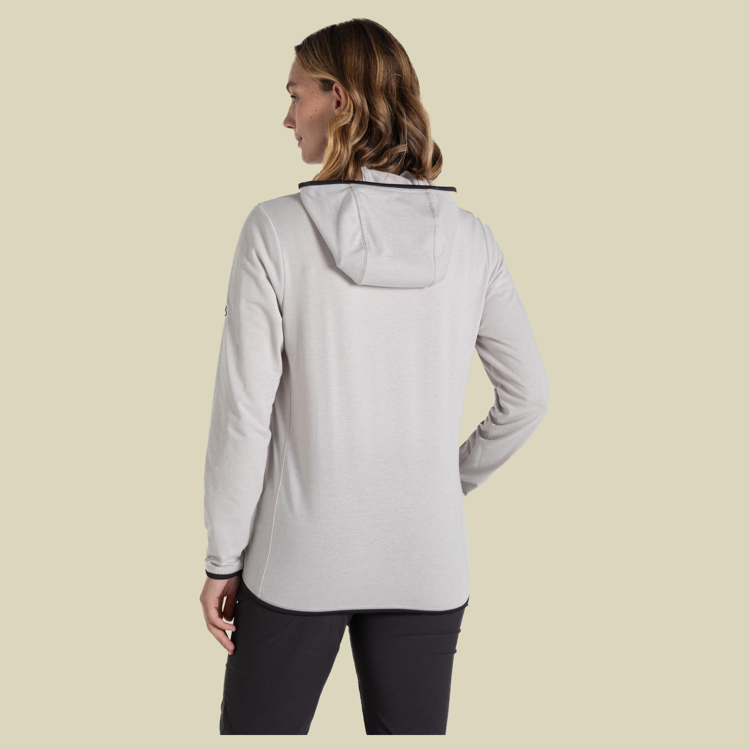 NosiLife Afia Hooded Jacket Women 36 grau - light grey marl (UK 10)