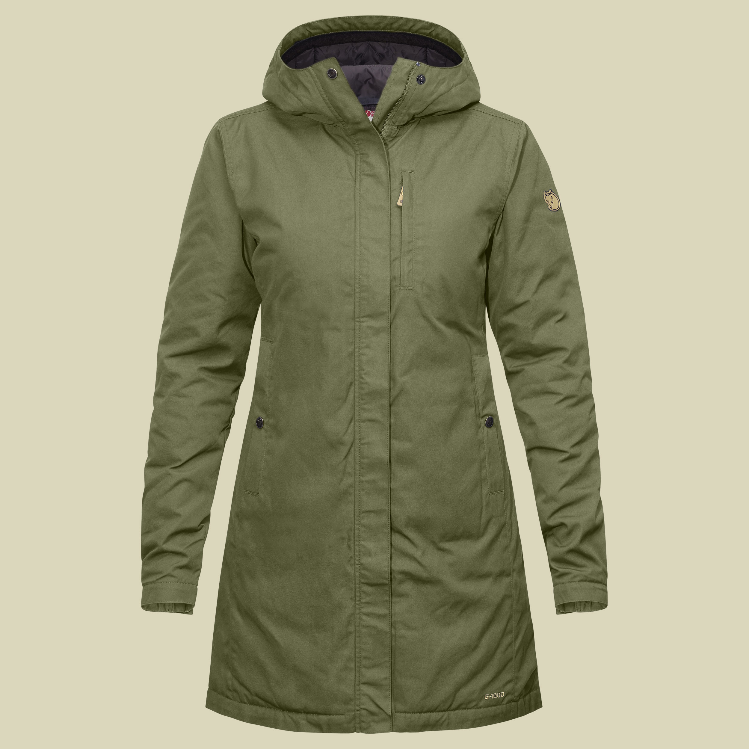 Kiruna Padded Parka Women Größe S Farbe green