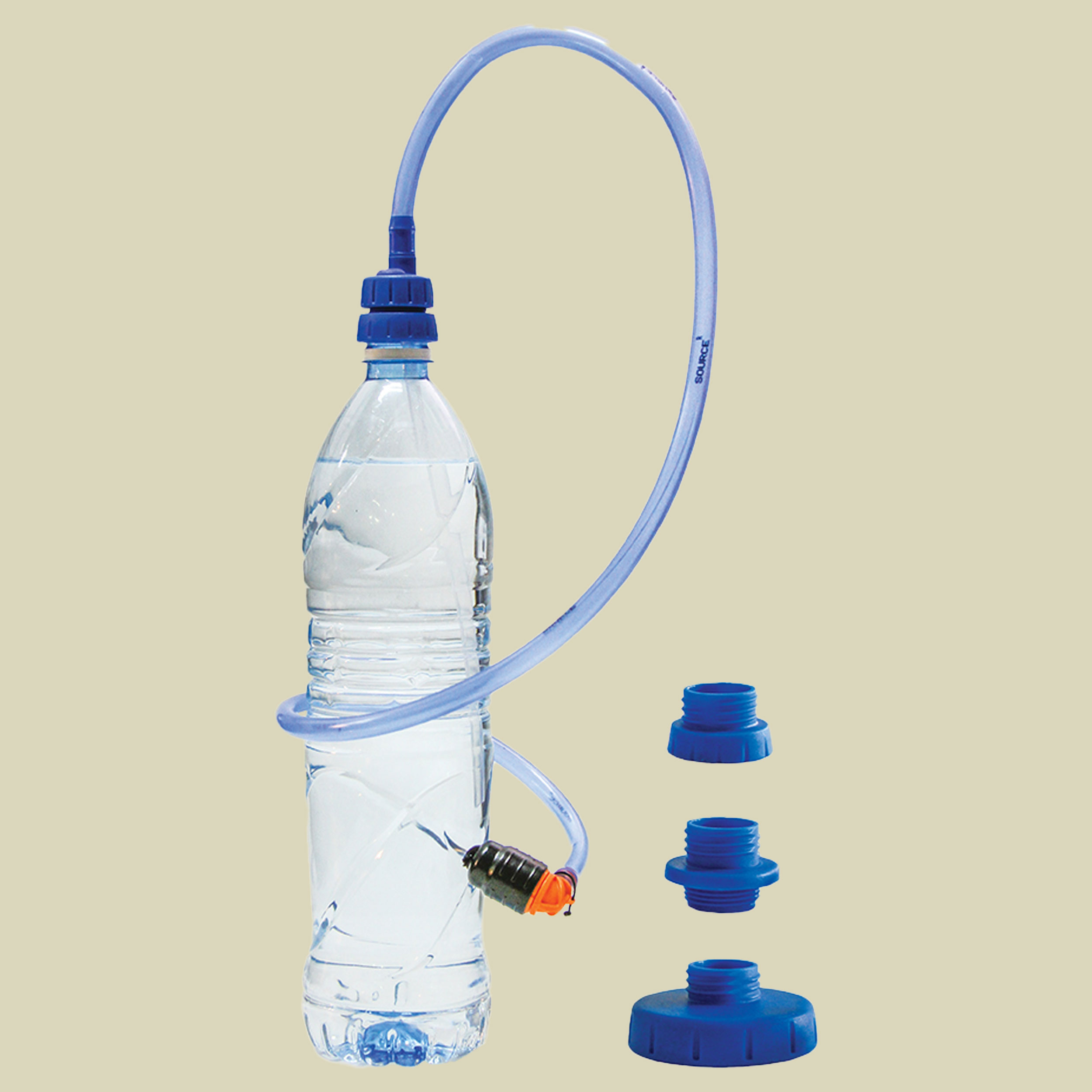 Convertube Sigg/Nalgene/Evian/PET 2023 Farbe transparent blue