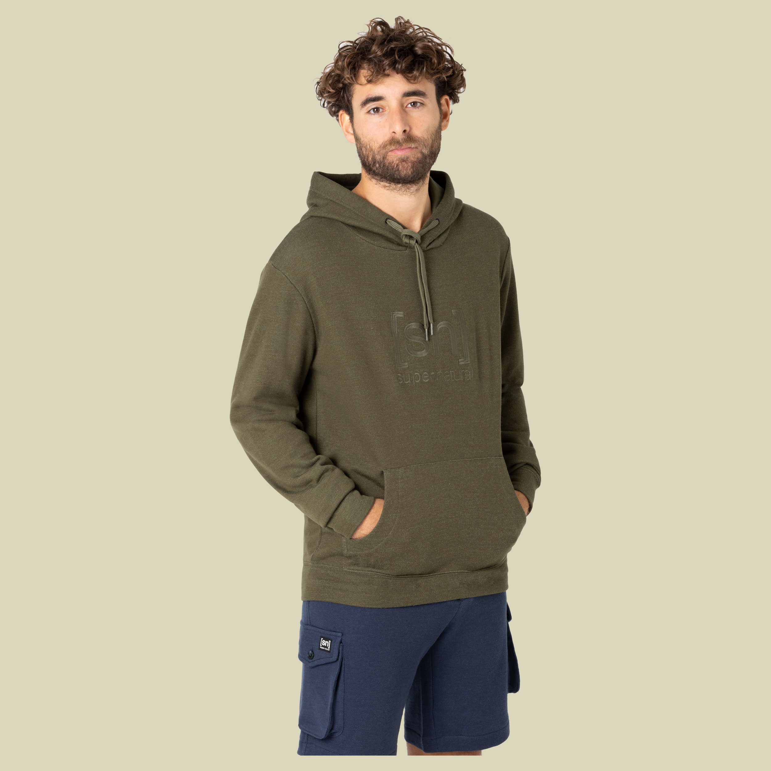 Signature Hoodie Men Größe XL Farbe olive night/olive night