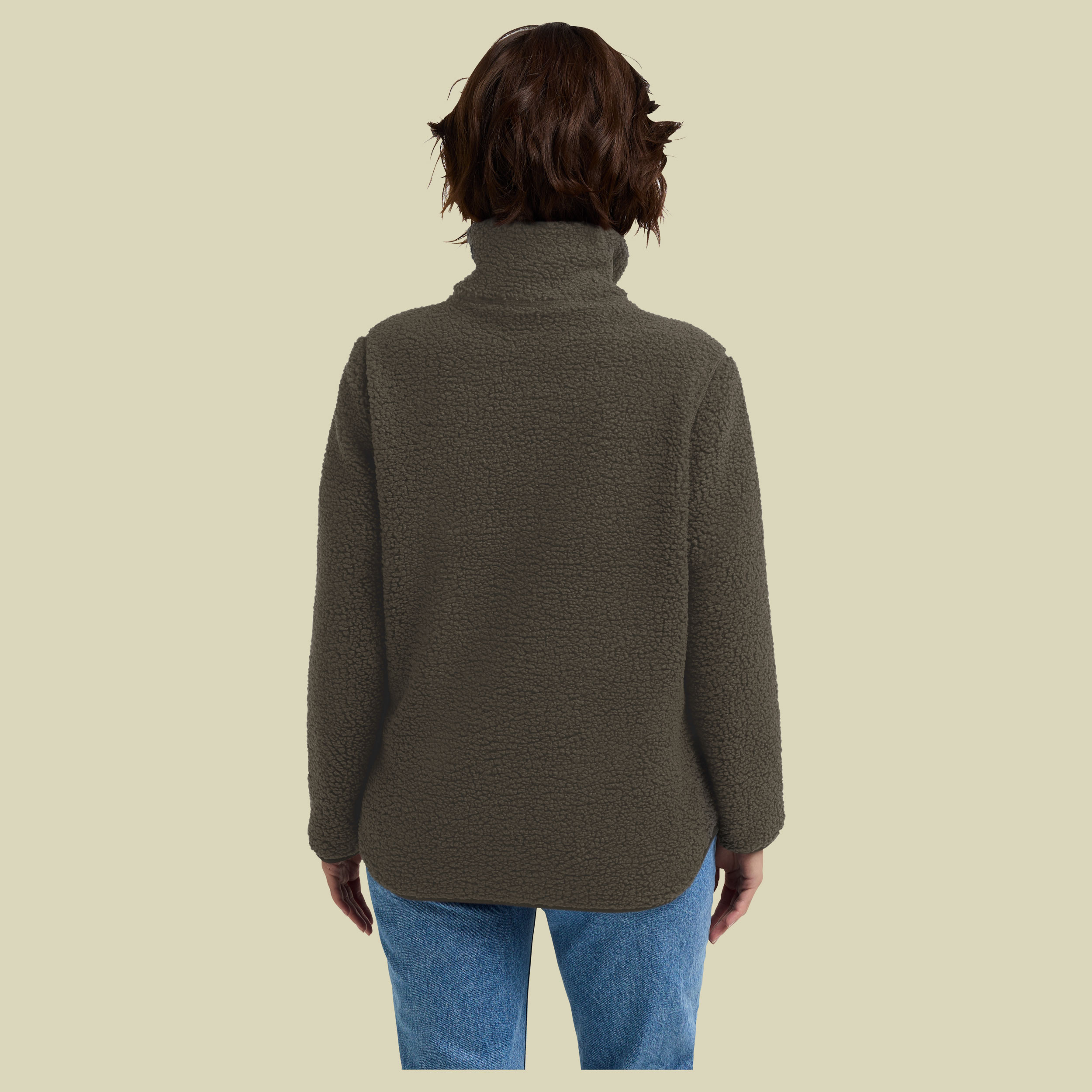 High Curl Jacket Women grün XXL - obsidian moss