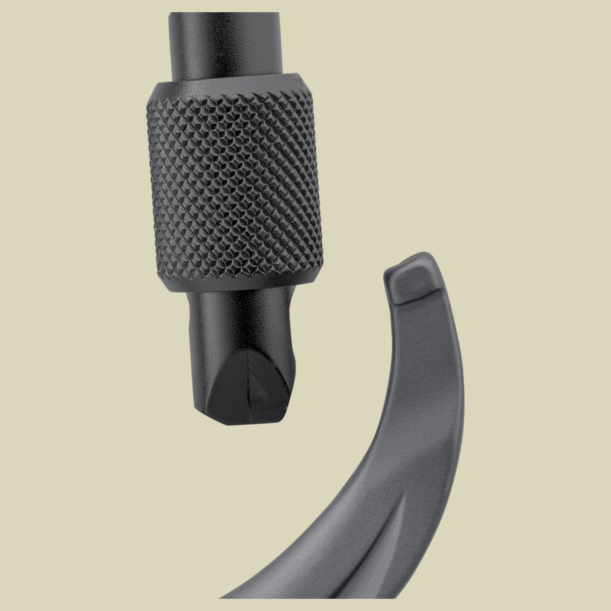 Ortles HMS M Carabiner one size grau - grey