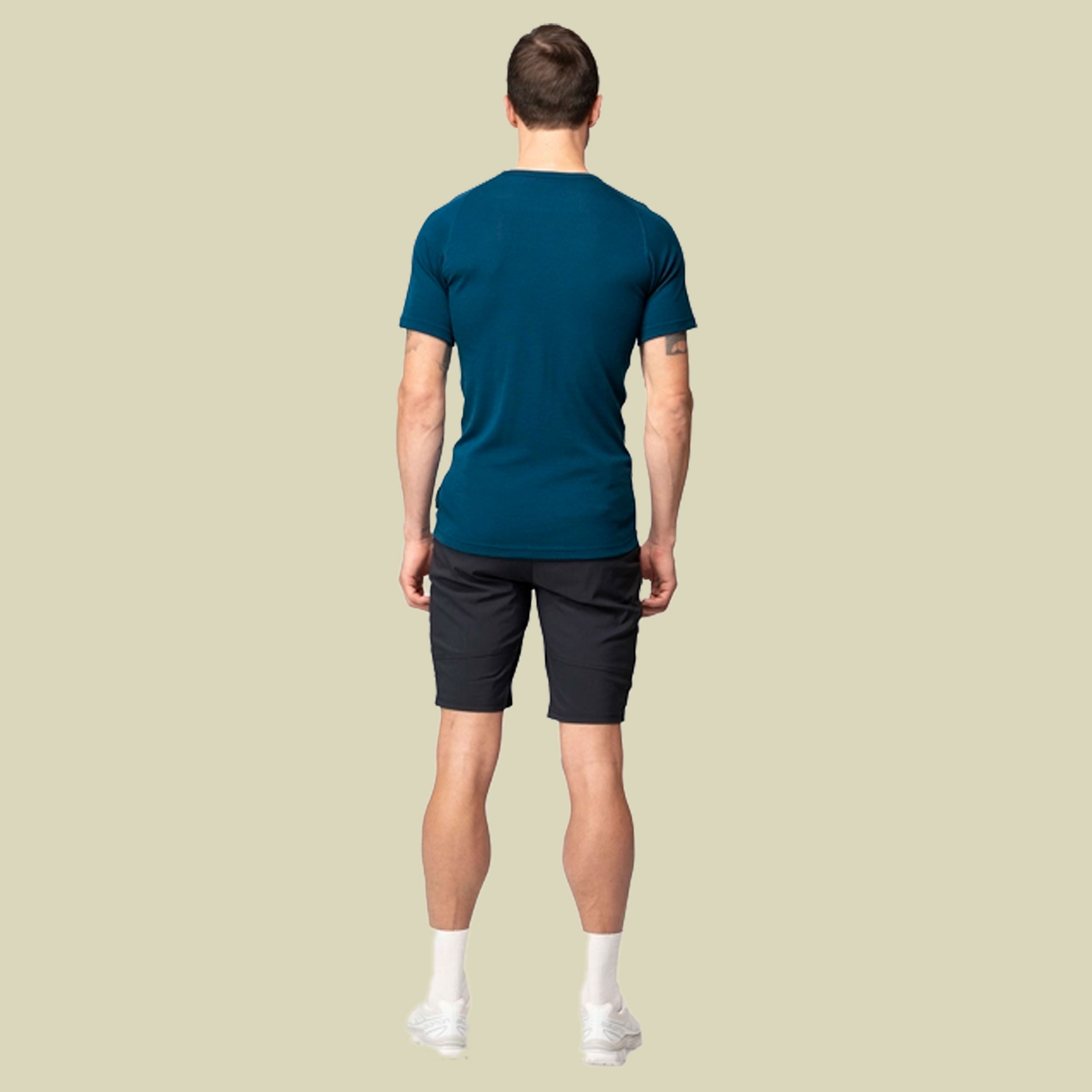 Lauparen Merino 190 Base Tee Man S blau - flood