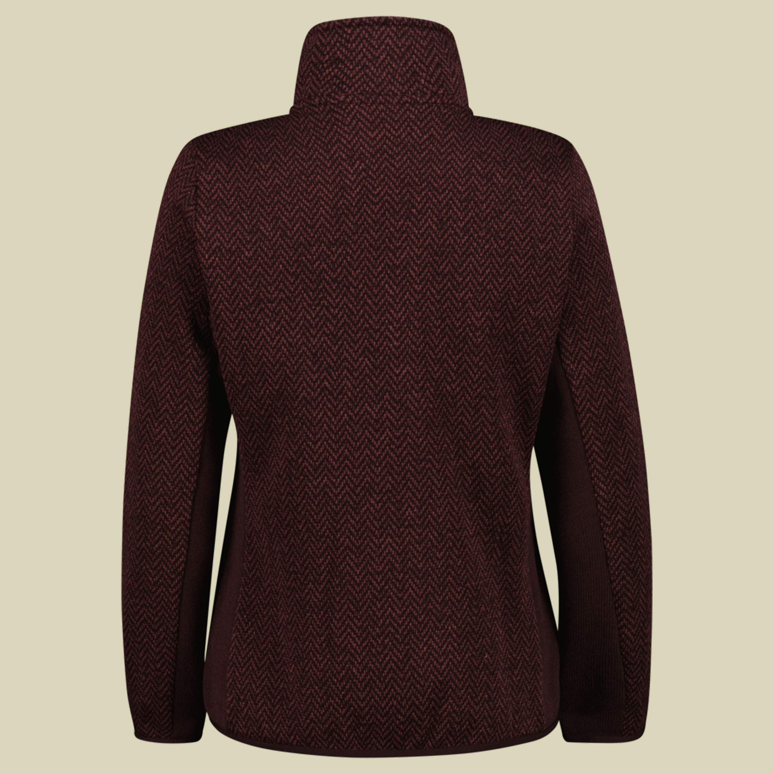 Jacket Jacquard Knitted Women 36H2686 36 rot - black berry