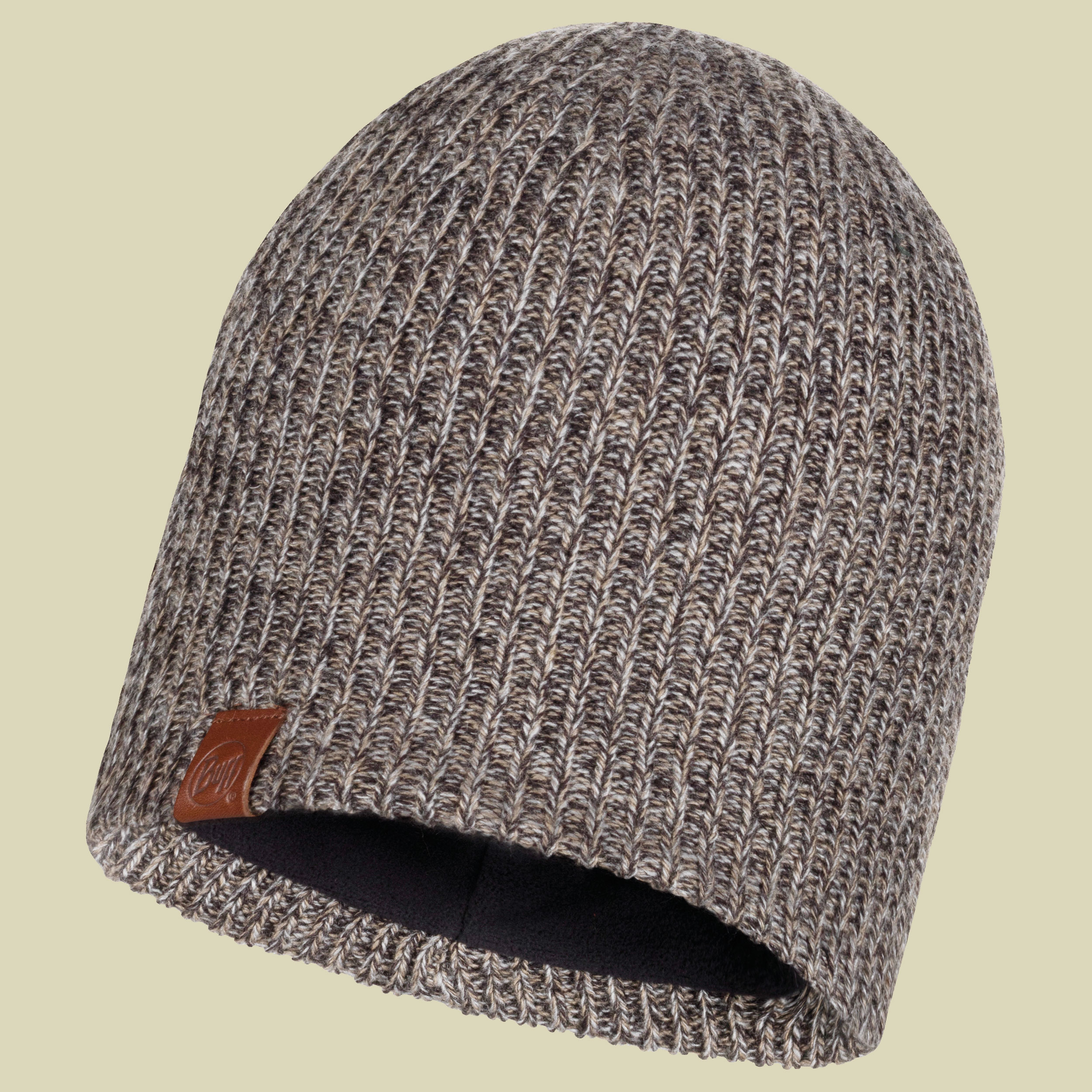 Knitted & Polar Fleece Hat LYNE Größe one size Farbe brown taupe