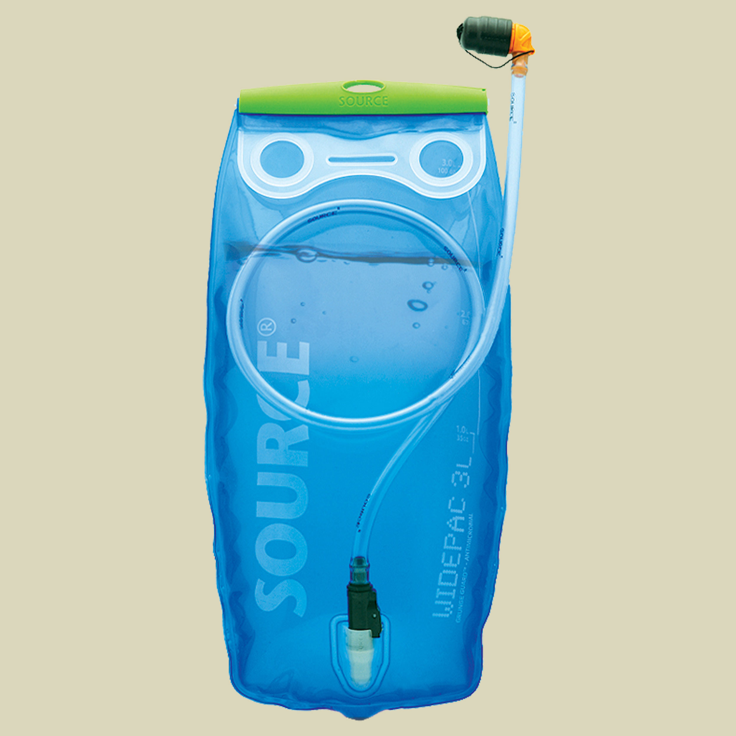 Widepac Volumen 1,5 Farbe transparent blue