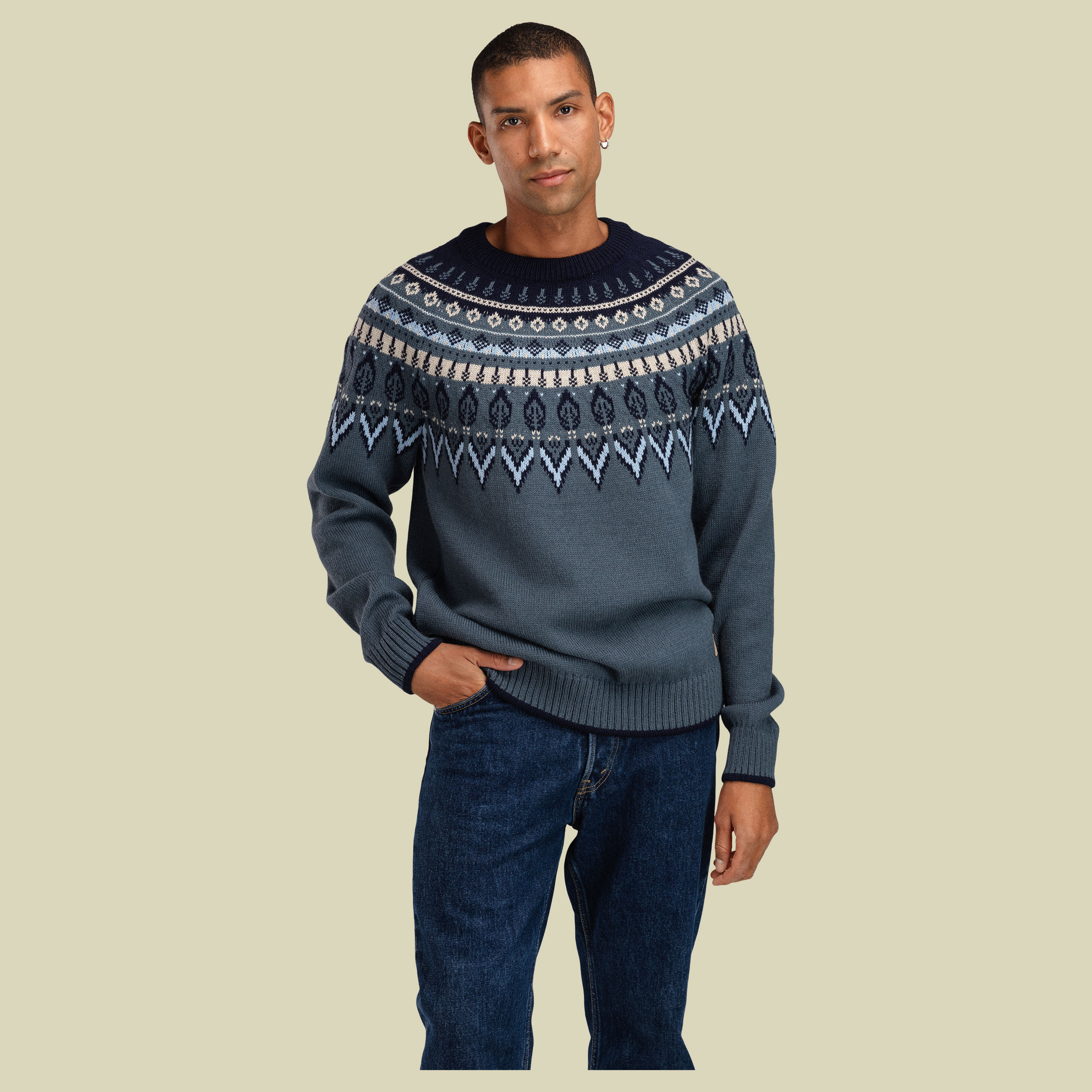 Sula Sweater Men XL blau - steel/navy/ice blue