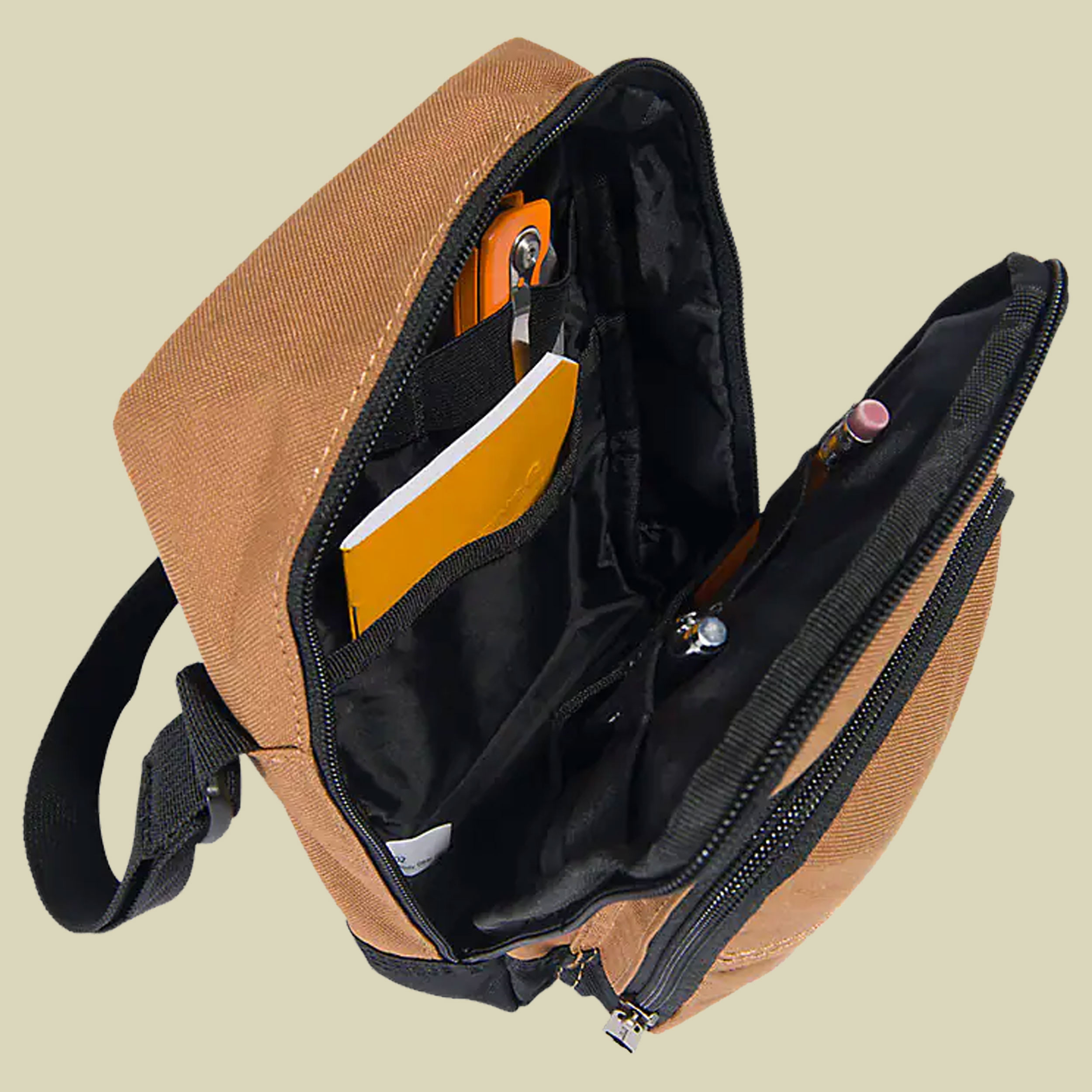 Crossbody Zip Bag one size braun - carhartt brown