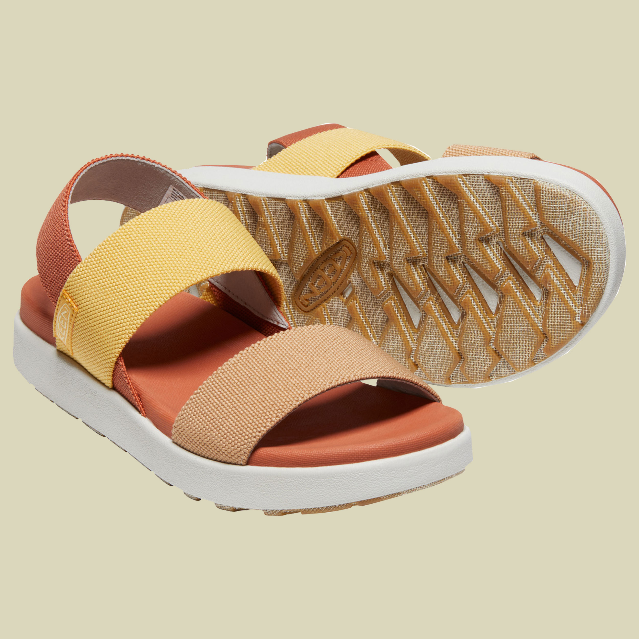 Elle Backstrap Women Größe UK 7,5  Farbe fosil orange/silver birch